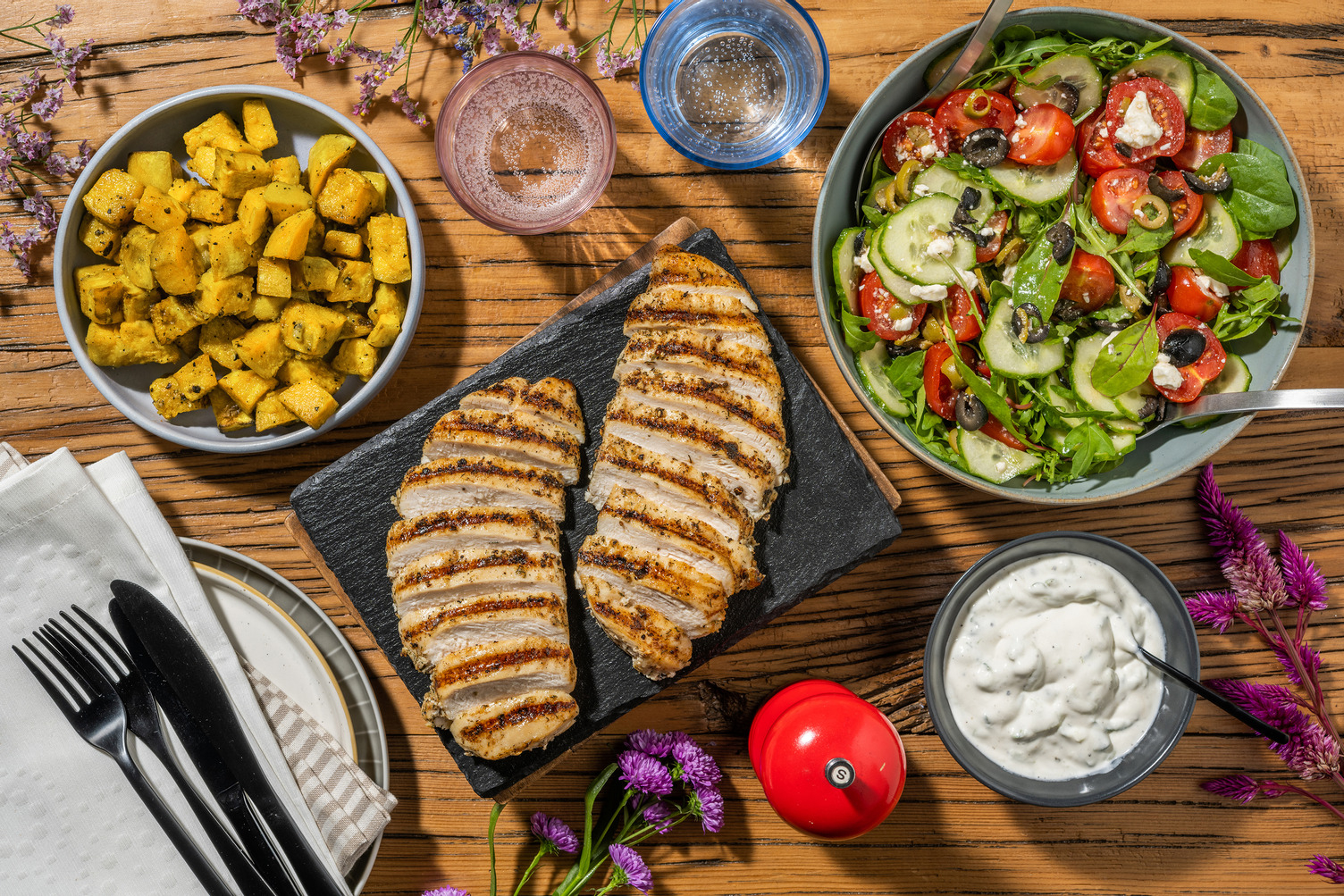 Greek Grilled Chicken Thigh