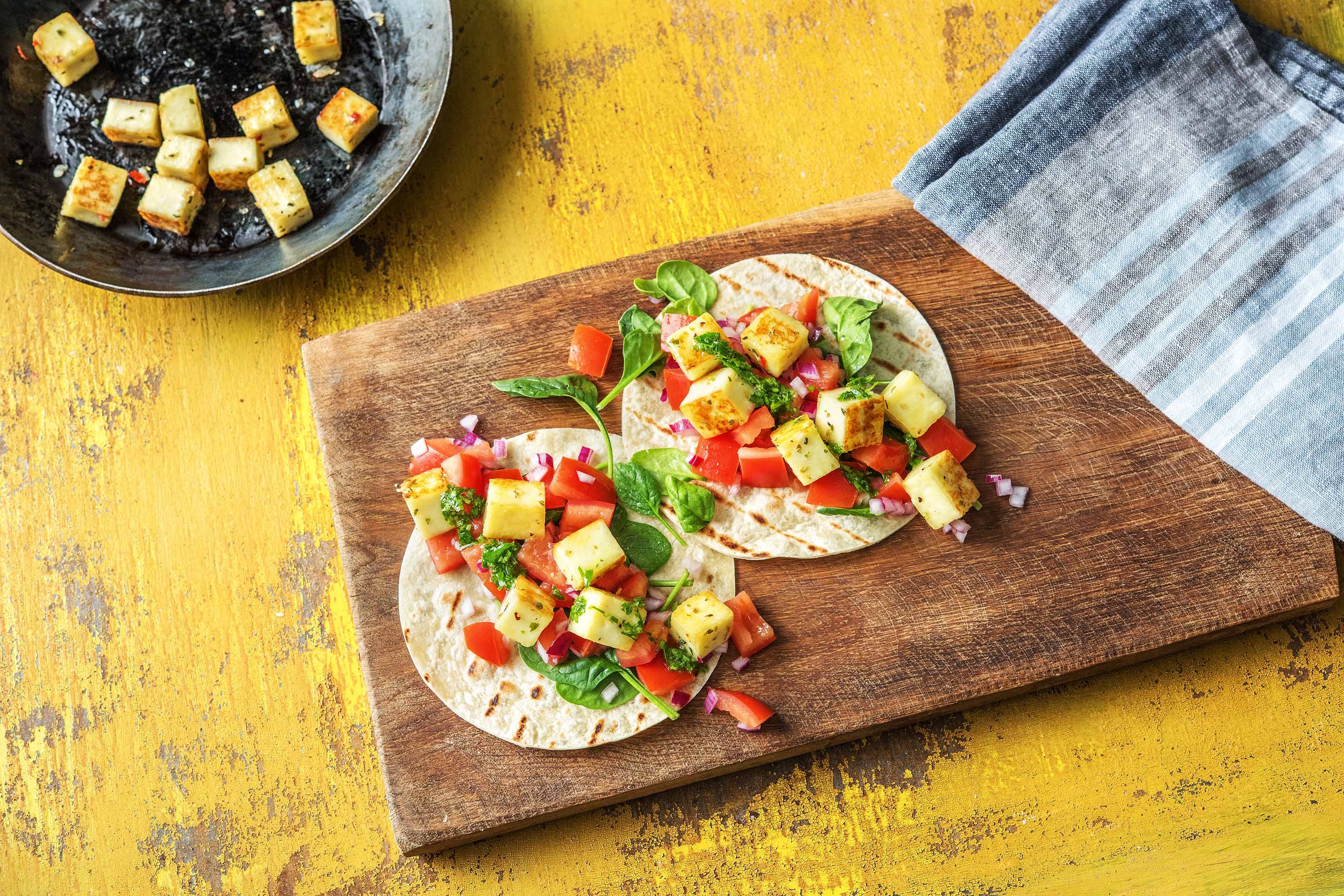 Grilled Haloumi Tacos
