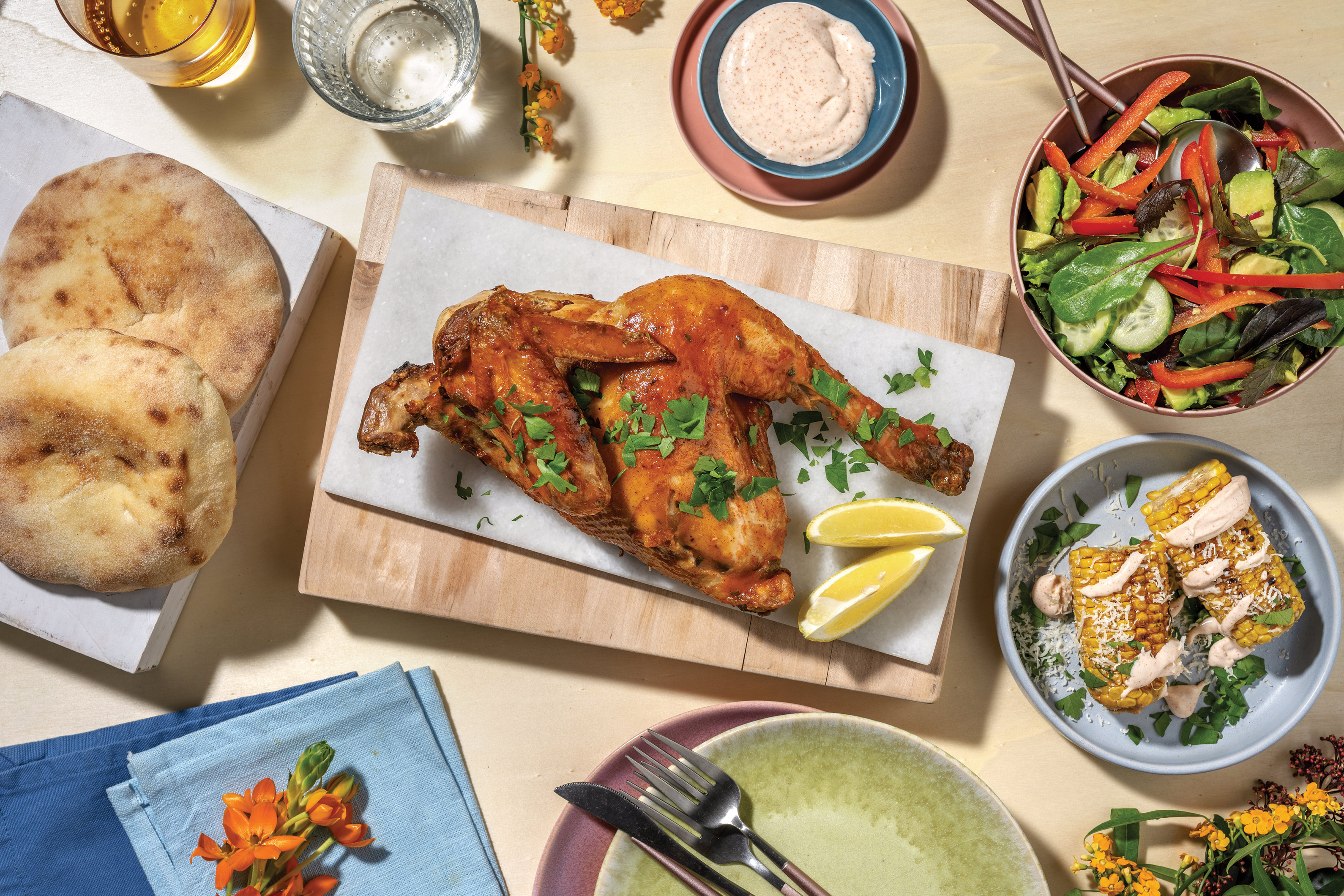 Chargrilled Peri Peri Chicken Feast