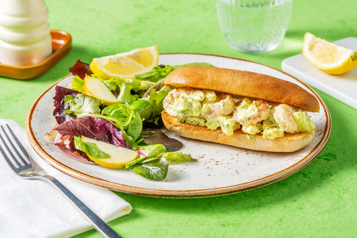 Lemony New England Shrimp Rolls