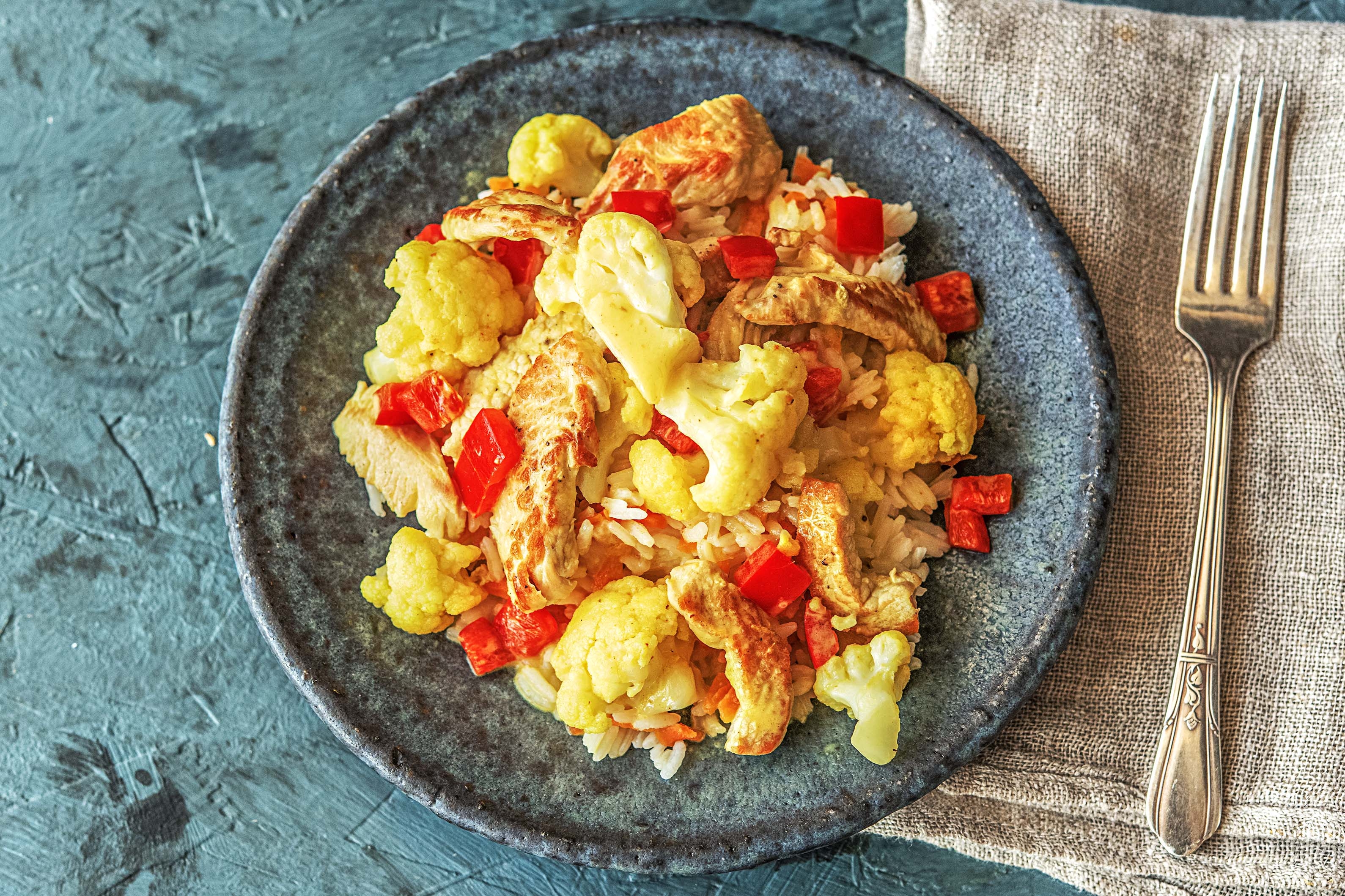 Hähnchen-Kokos-Curry