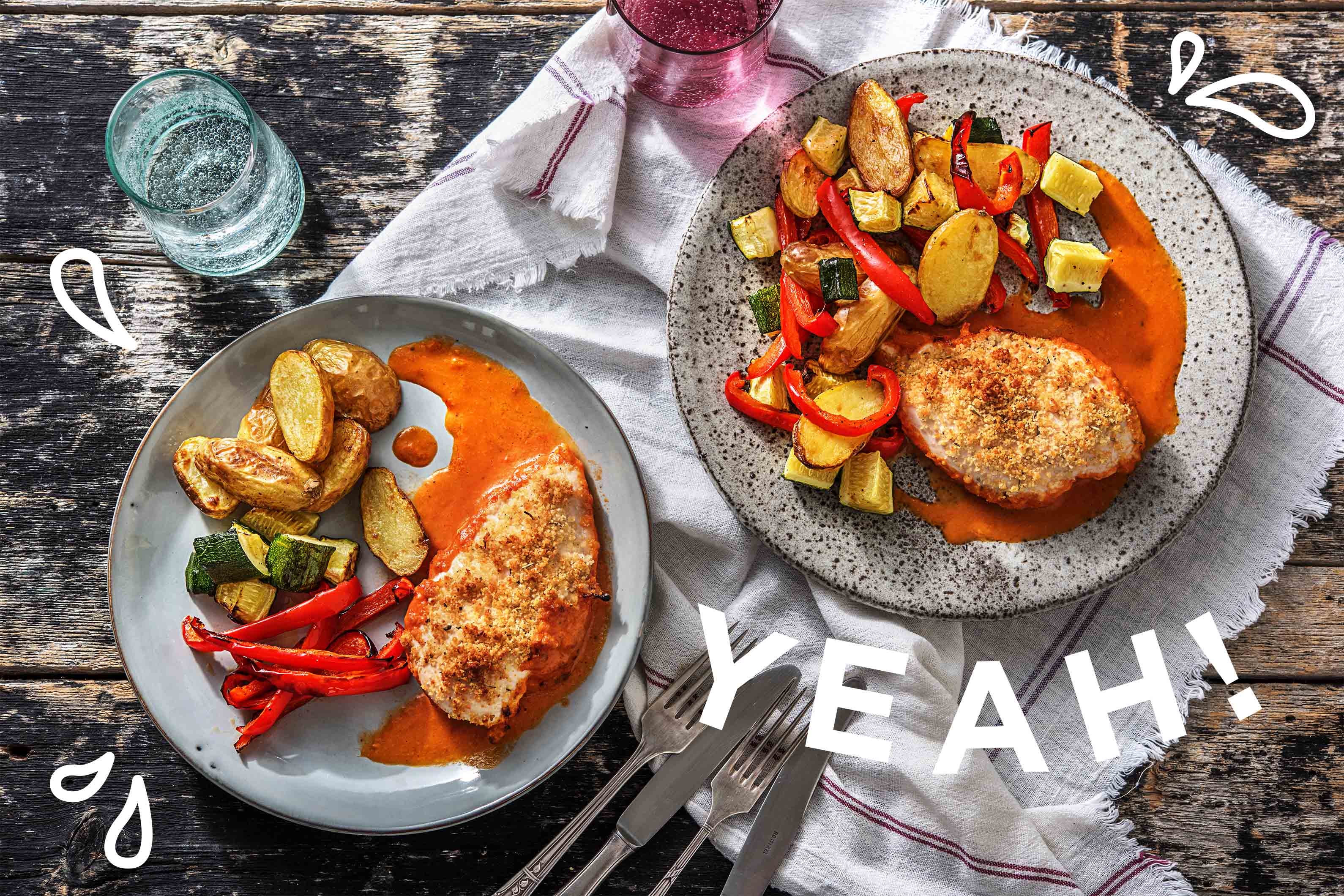 Hähnchen-Schlemmerfilet aus dem Backofen