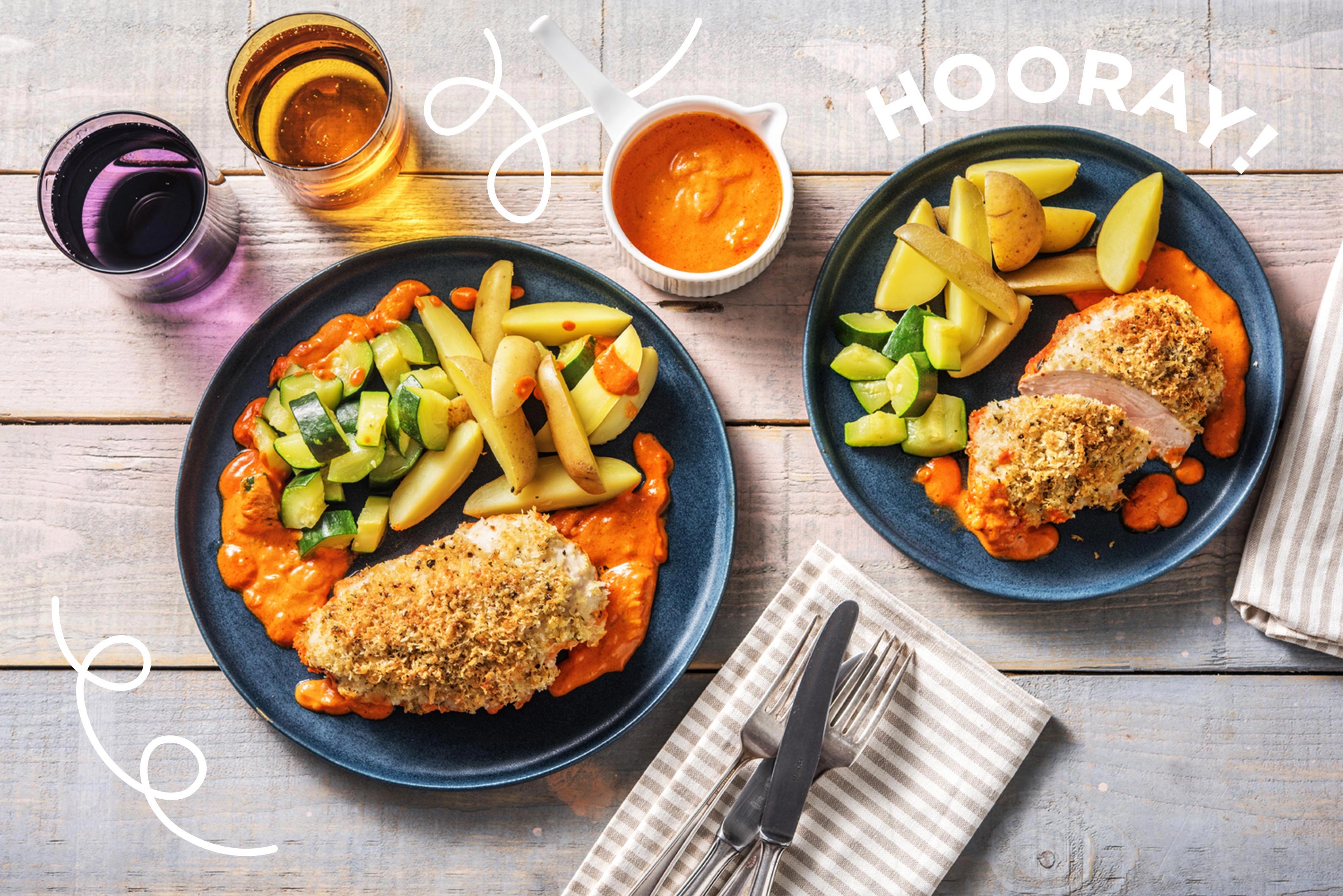 Hähnchen-Schlemmerfilet aus dem Backofen