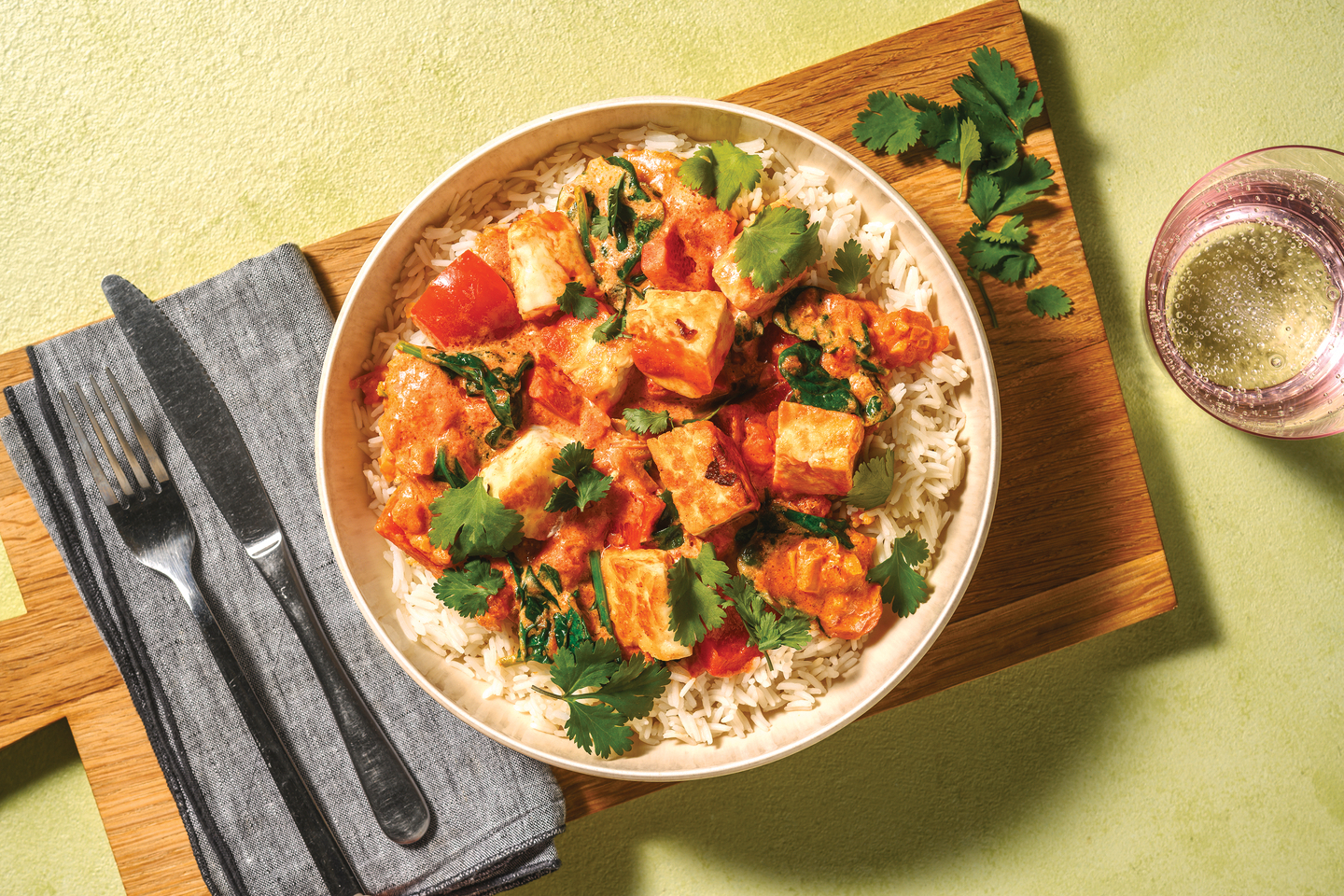 Haloumi & Veggie Tikka Curry