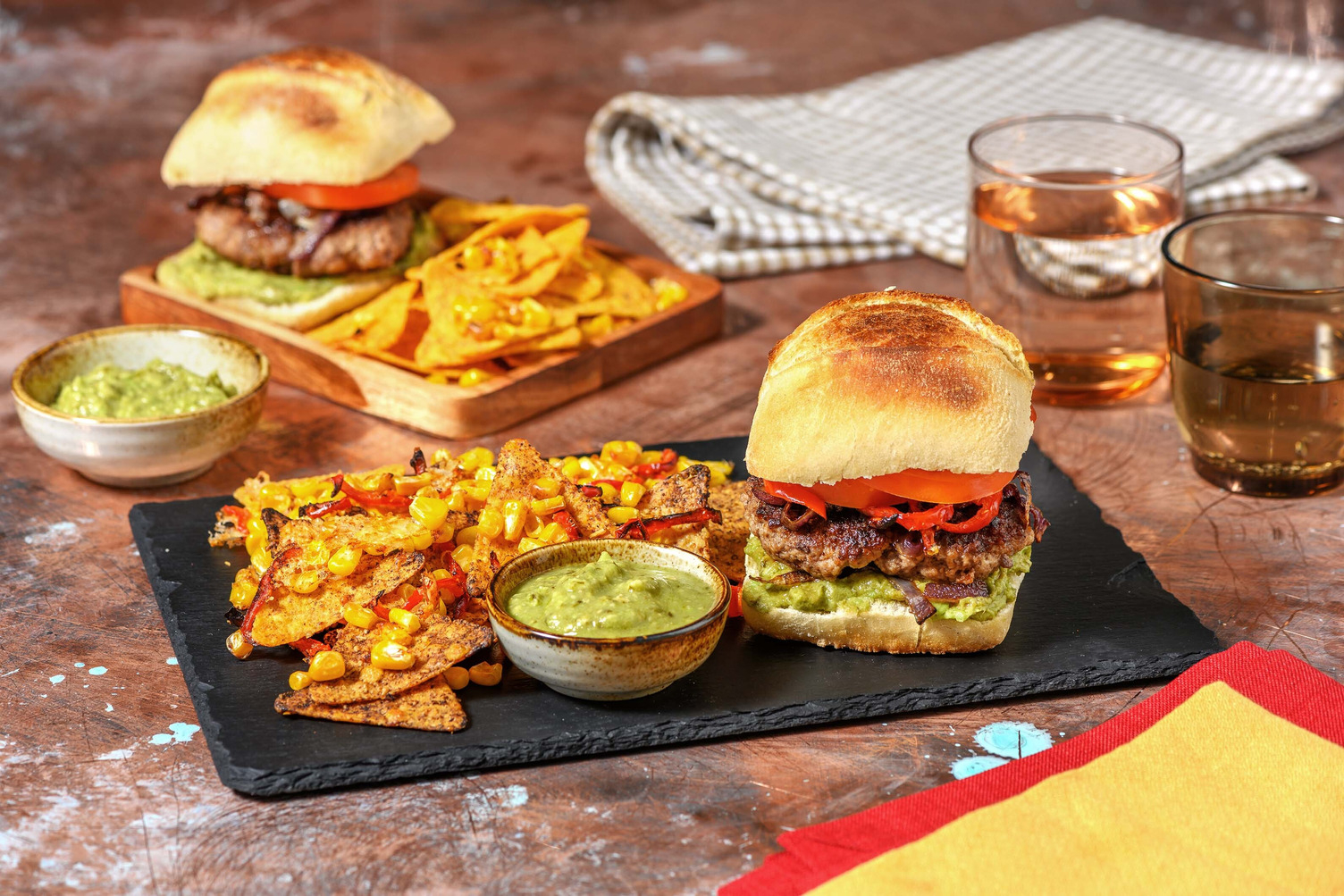 Hamburger à la mexicaine