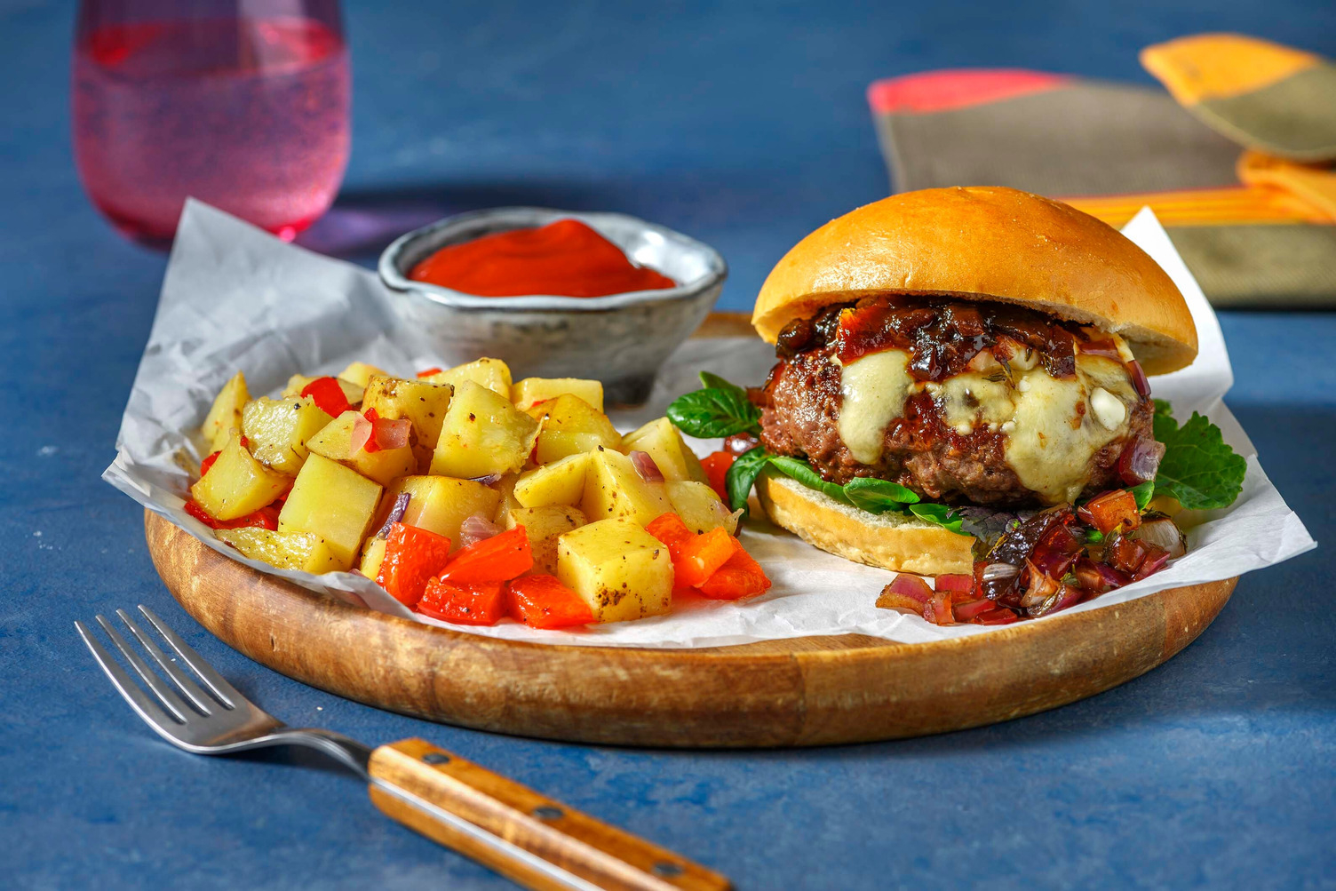 Prime Rib Cheeseburger