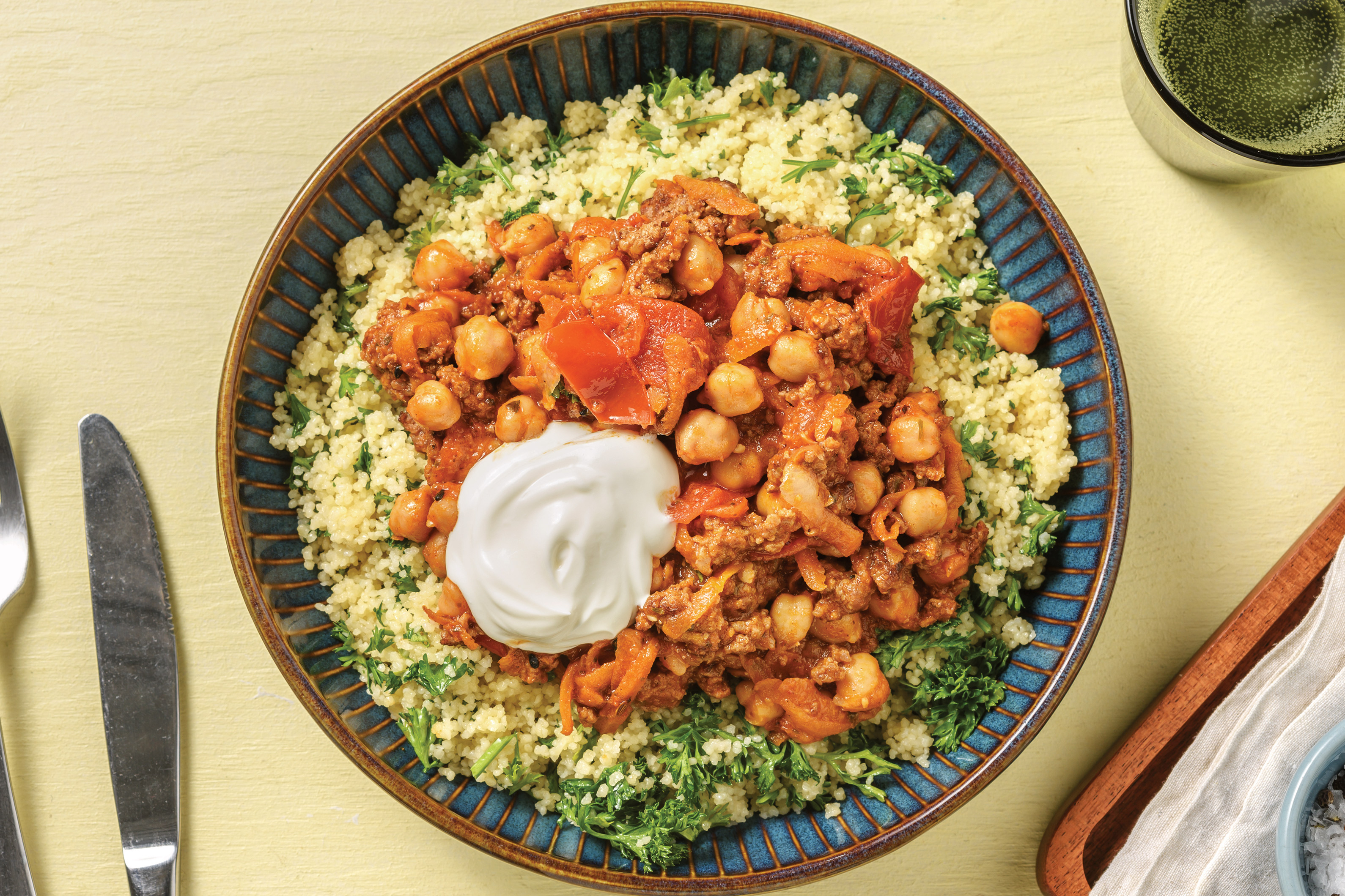 Harissa Lamb & Chickpeas