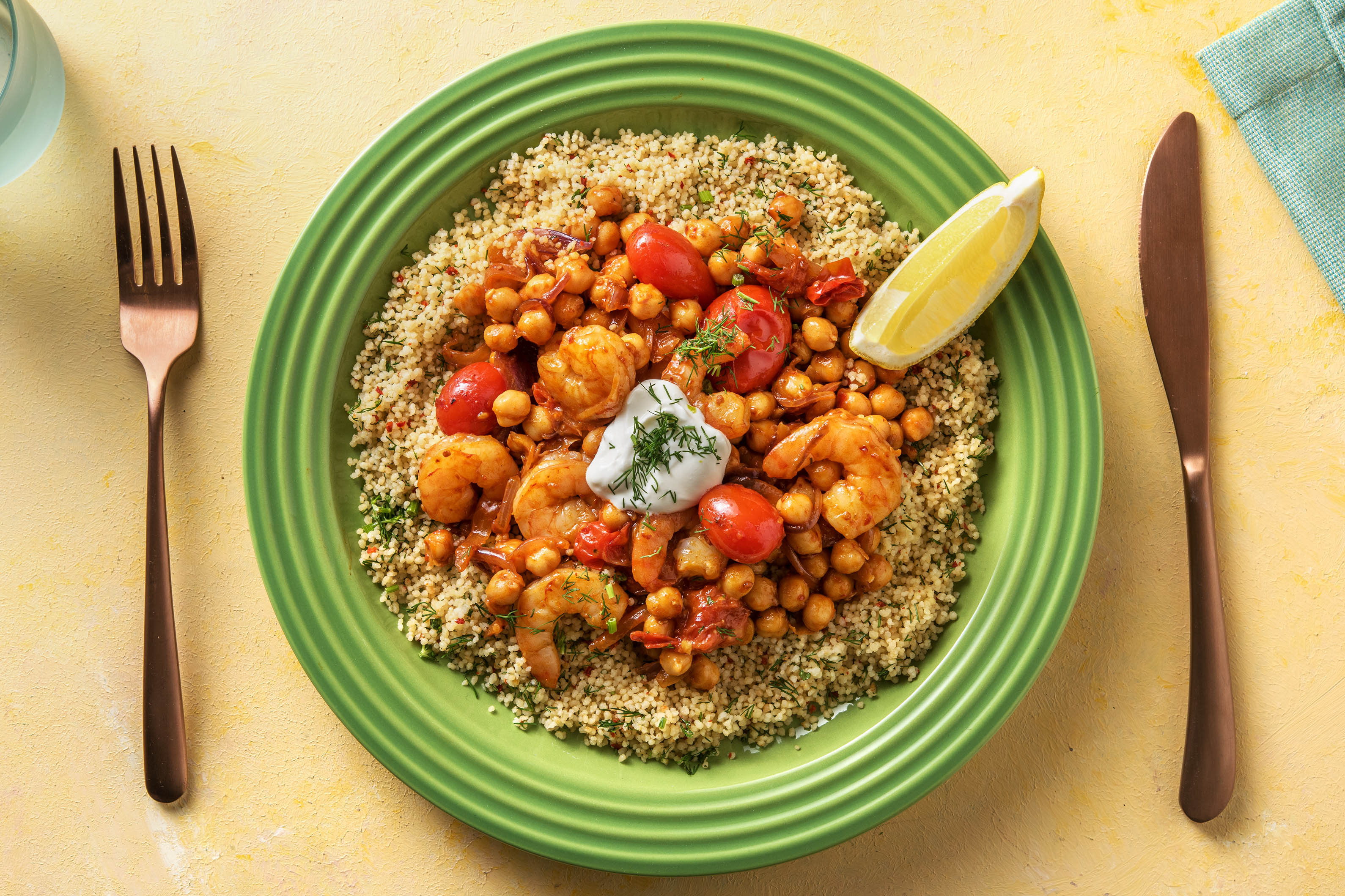 Harissa Spiced King Prawns