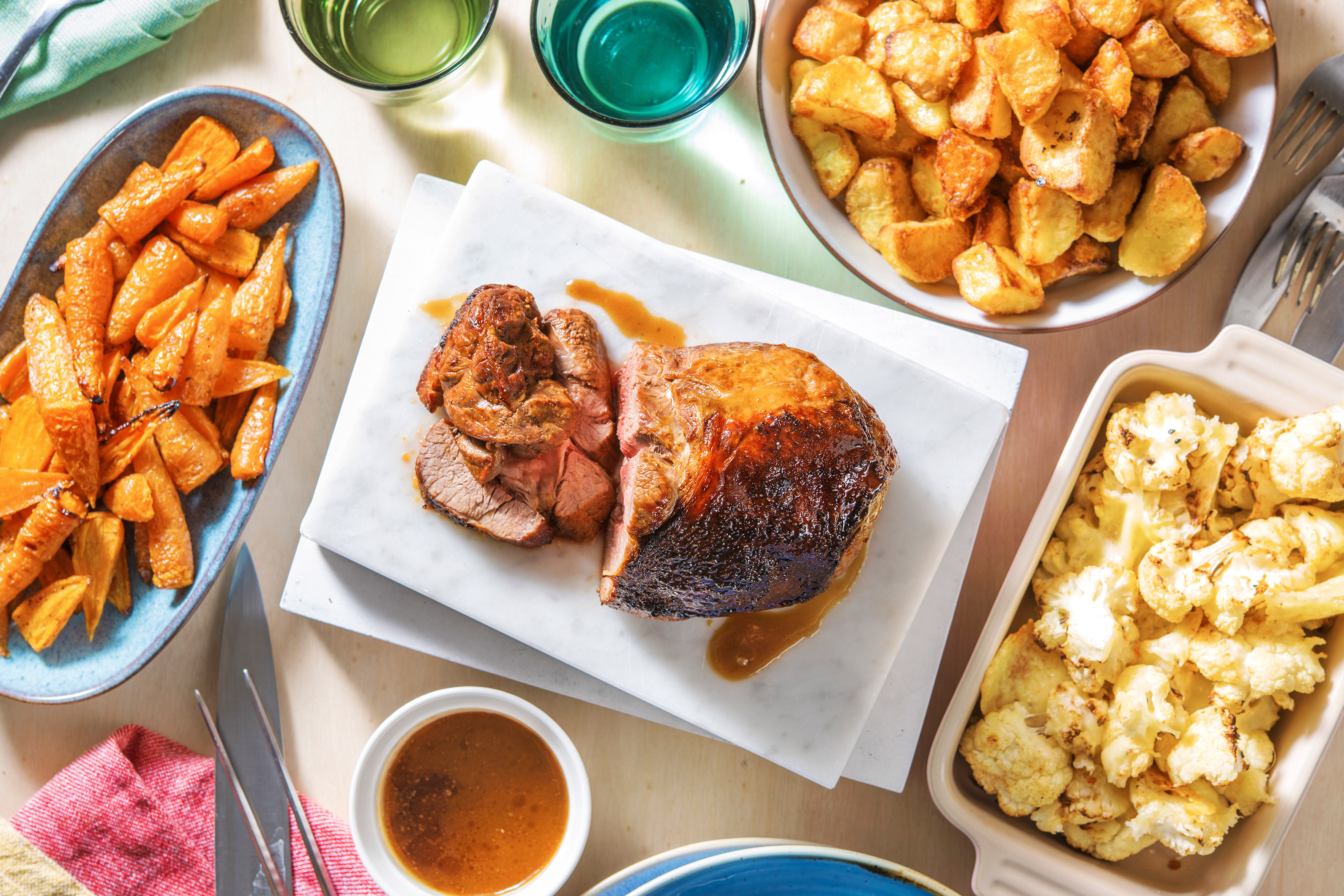 Harissa-Spiced Roast Lamb