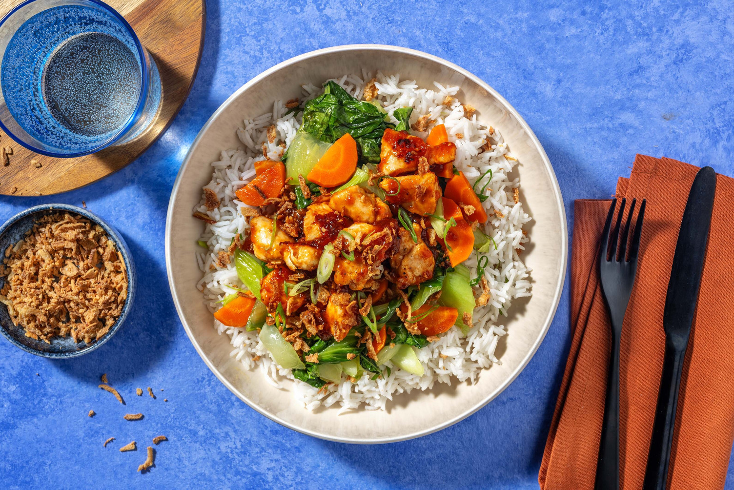 Hauts de cuisse de poulet au miel et à la sriracha