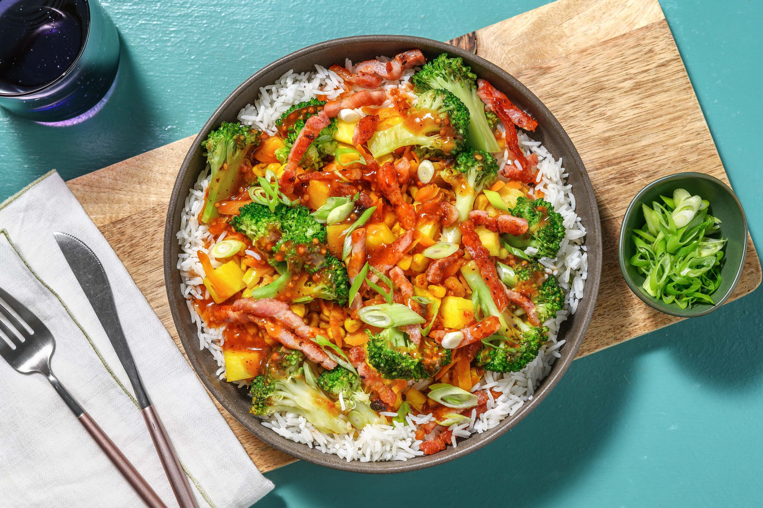 Hawaiian-Inspired Rice Bowls