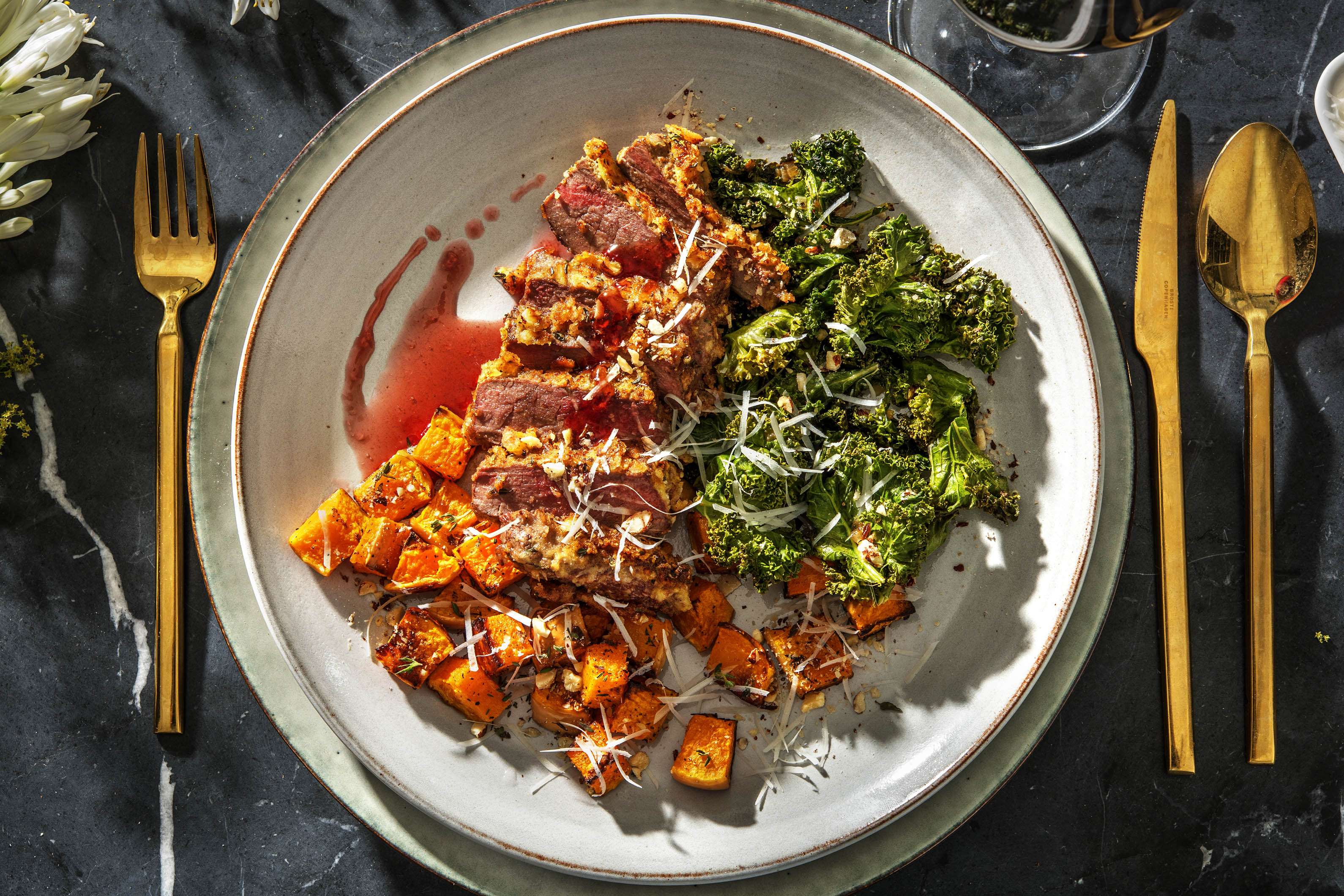 Hazelnut Crusted Venison