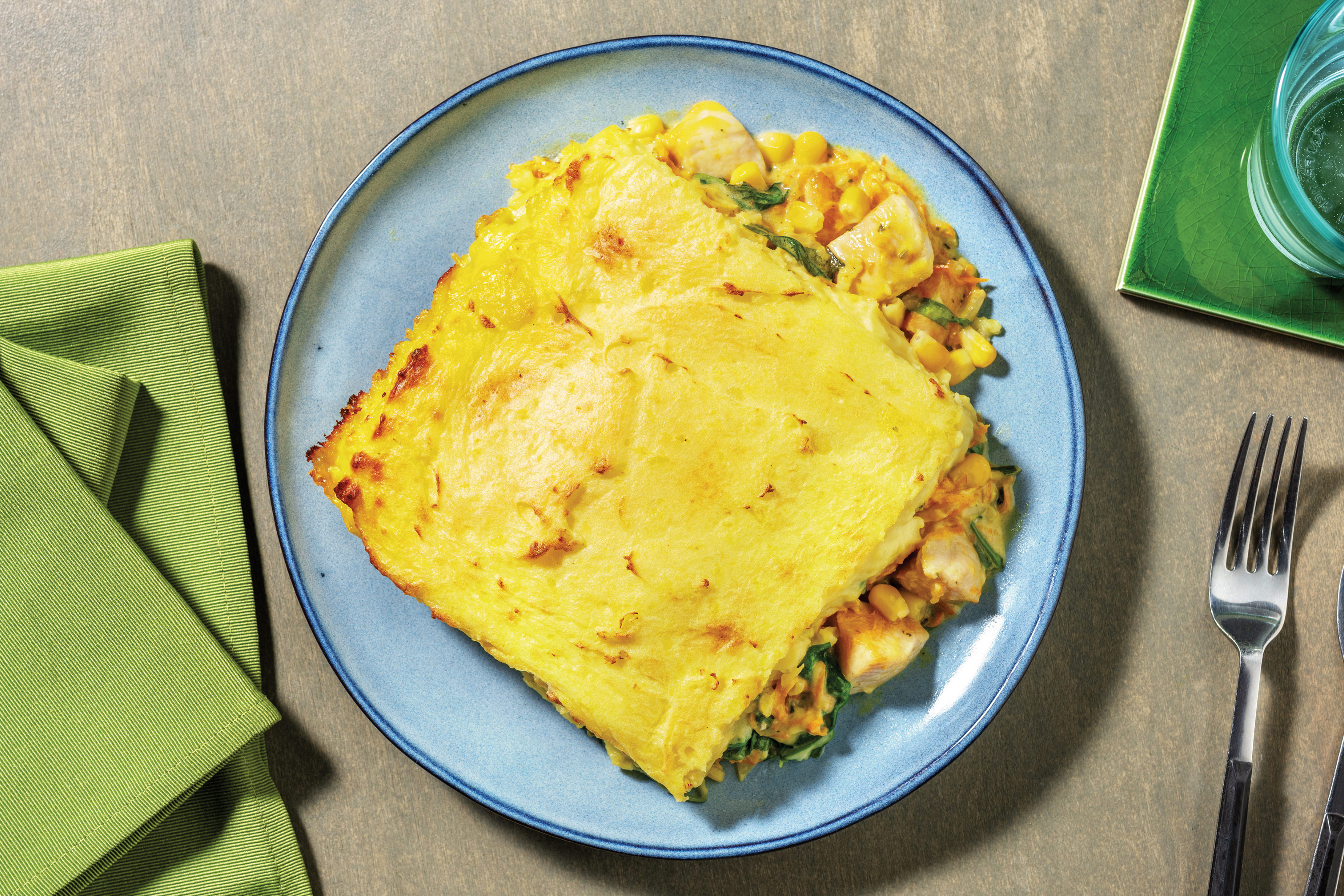 Hearty Chicken & Veggie Pie