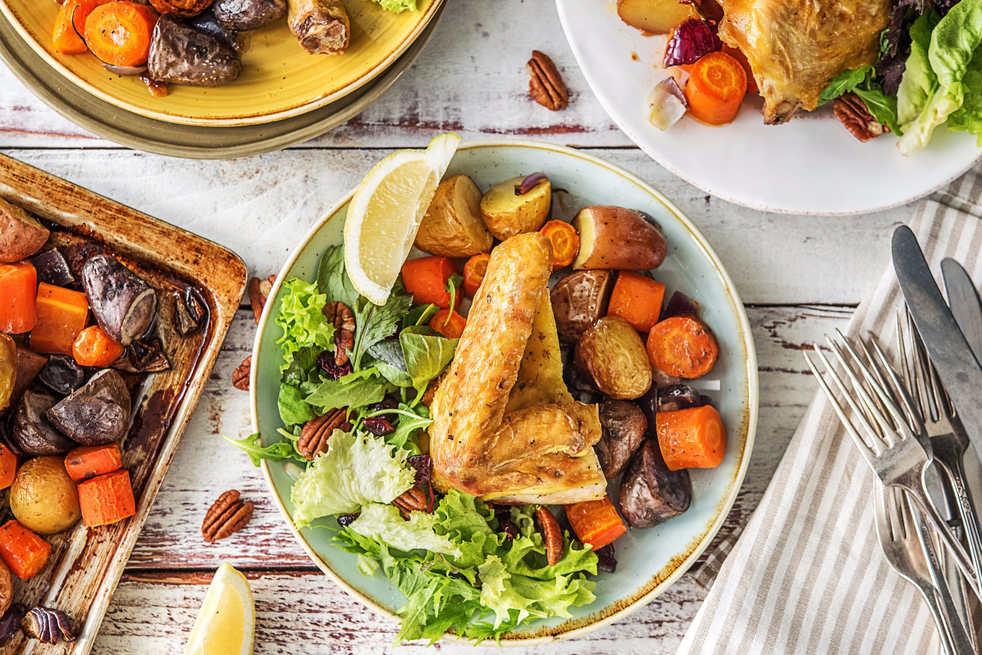Herb-Roasted Chicken Dinner