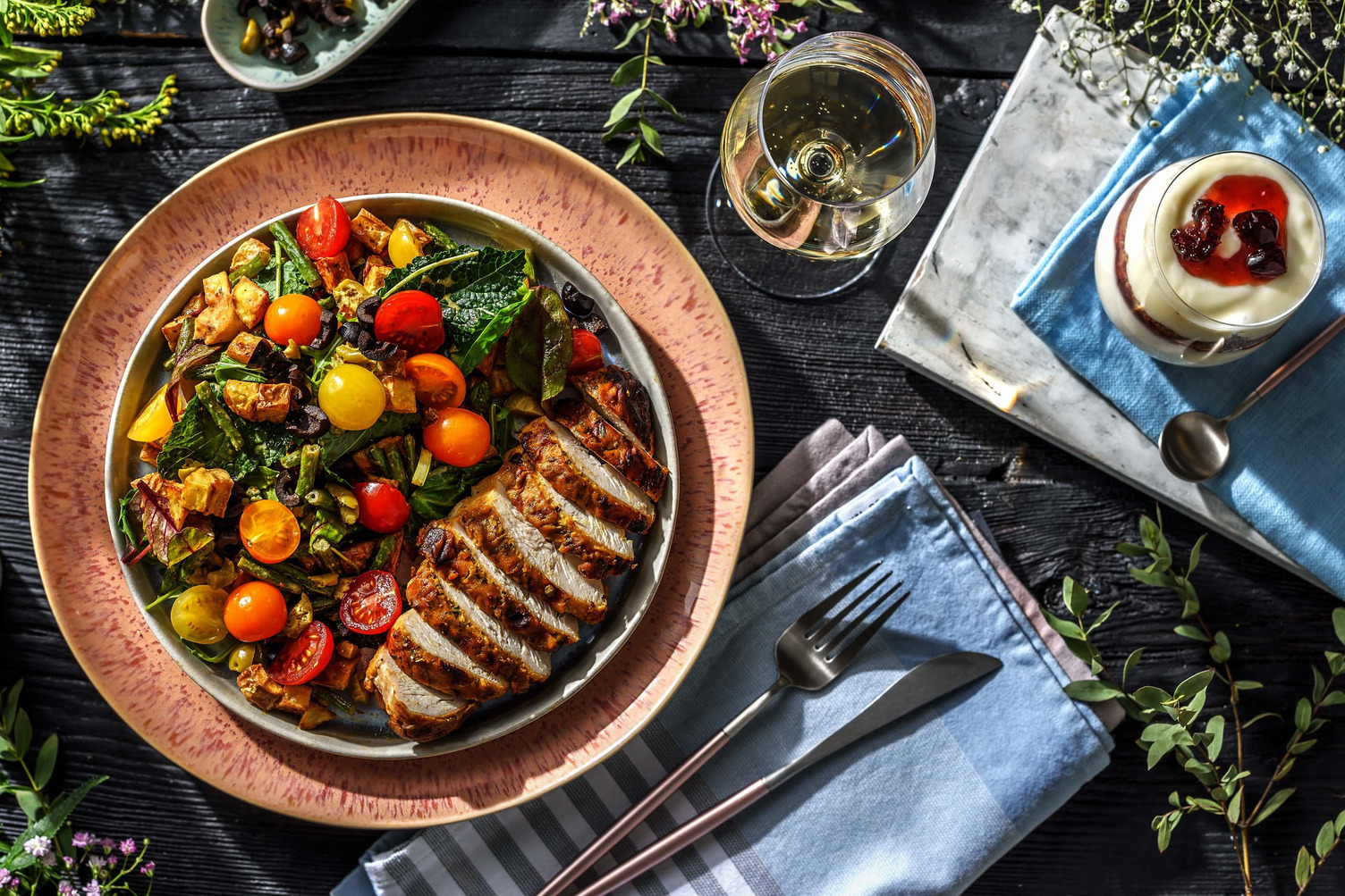 Herb-Roasted Chicken Niçoise Salad