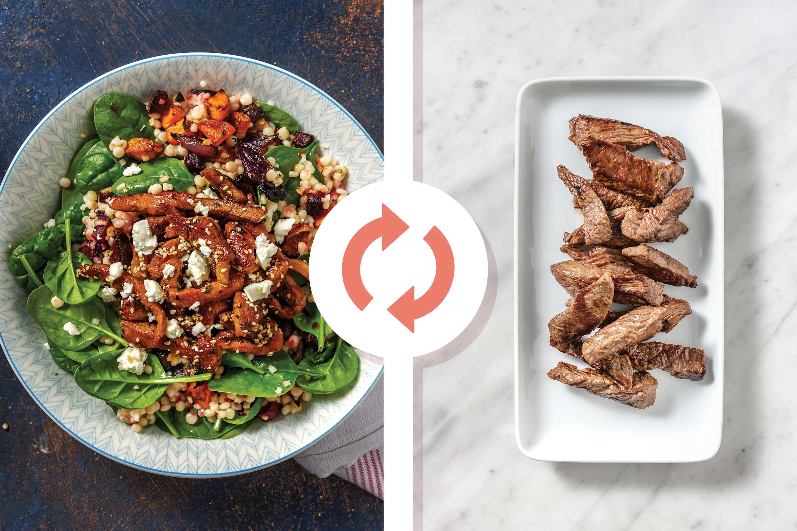 Herbed Honey & Sesame-Coated Beef