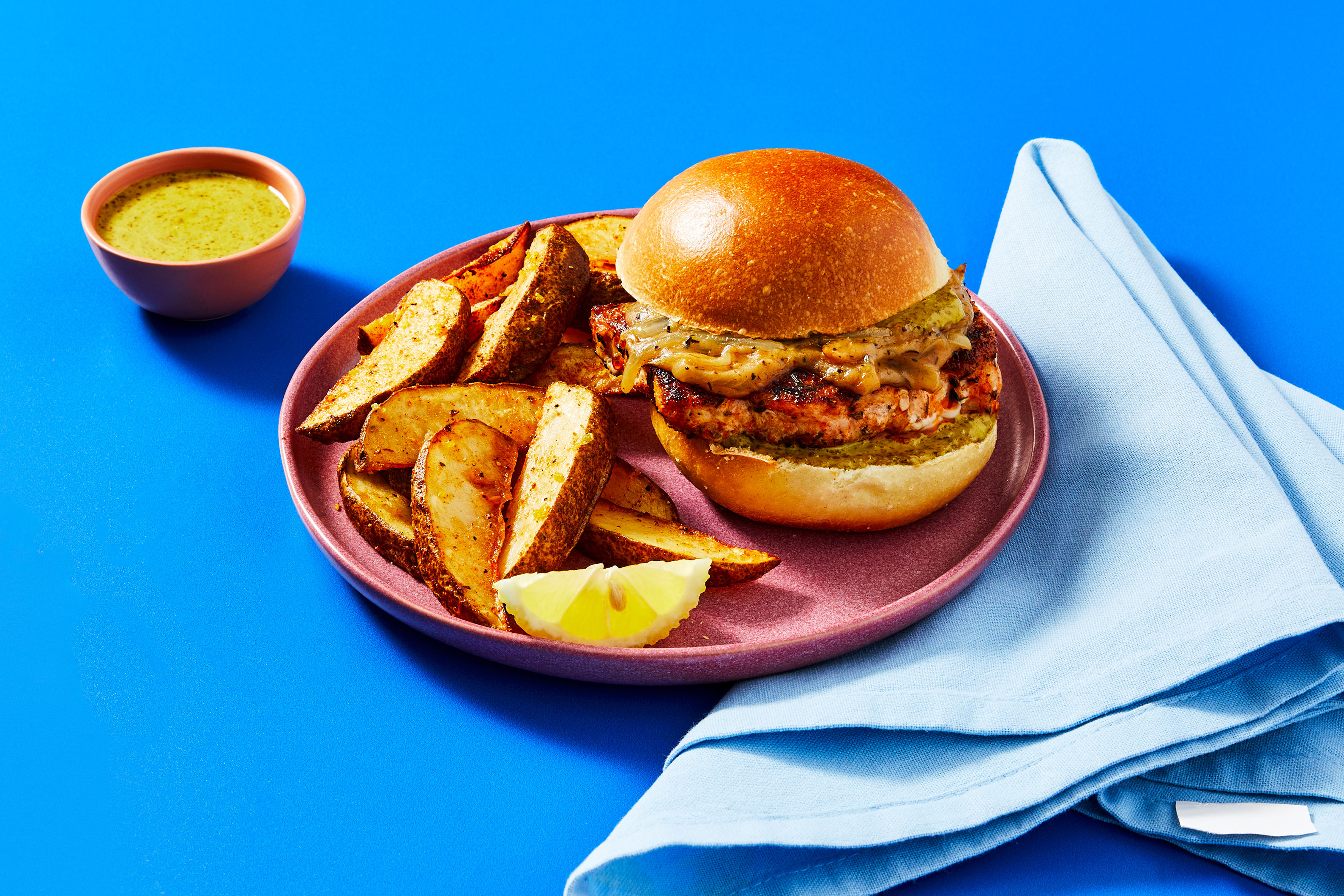 Herbed Pork Chop Sandwiches