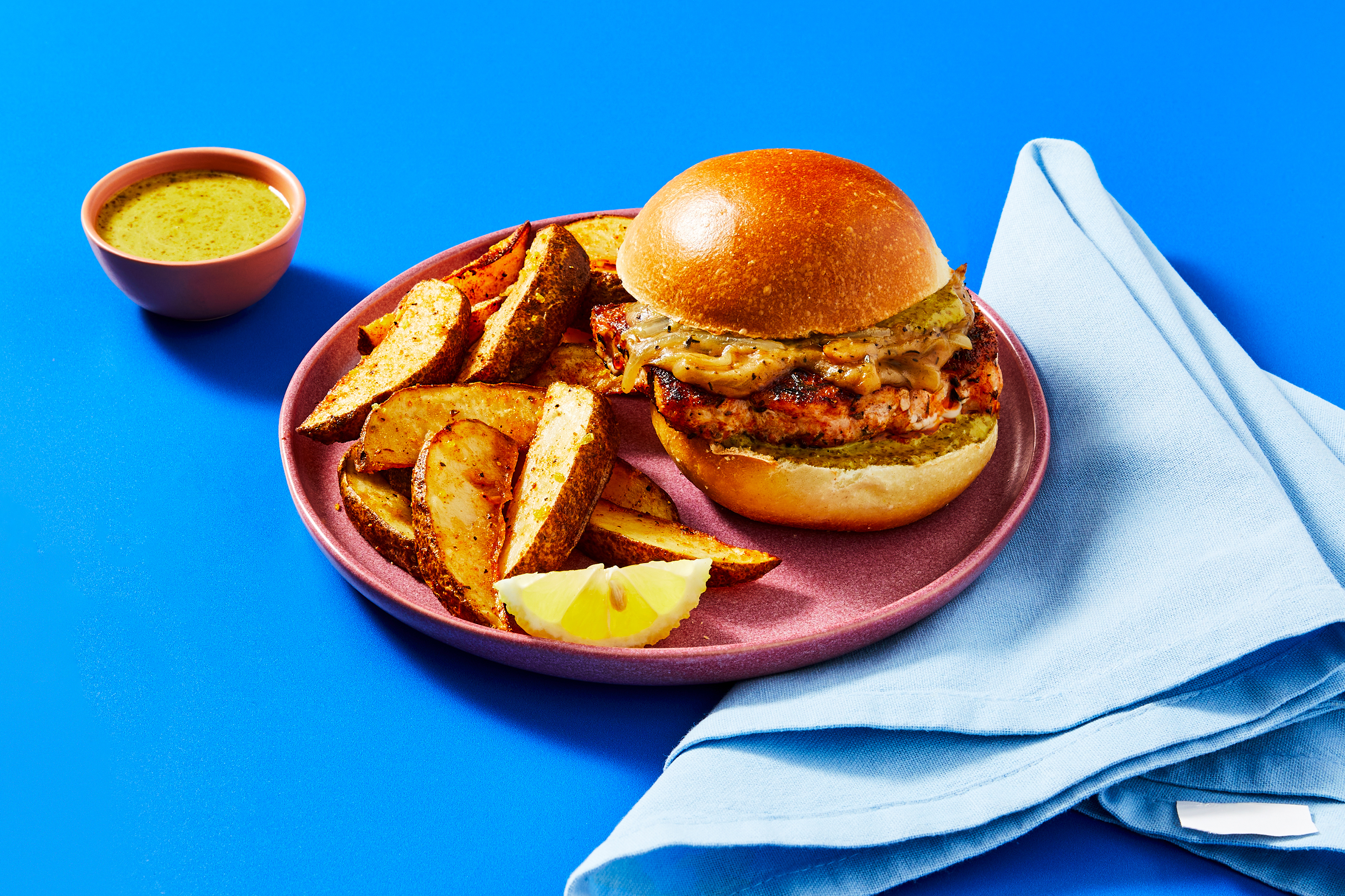 Herbed Pork Chop Sandwiches