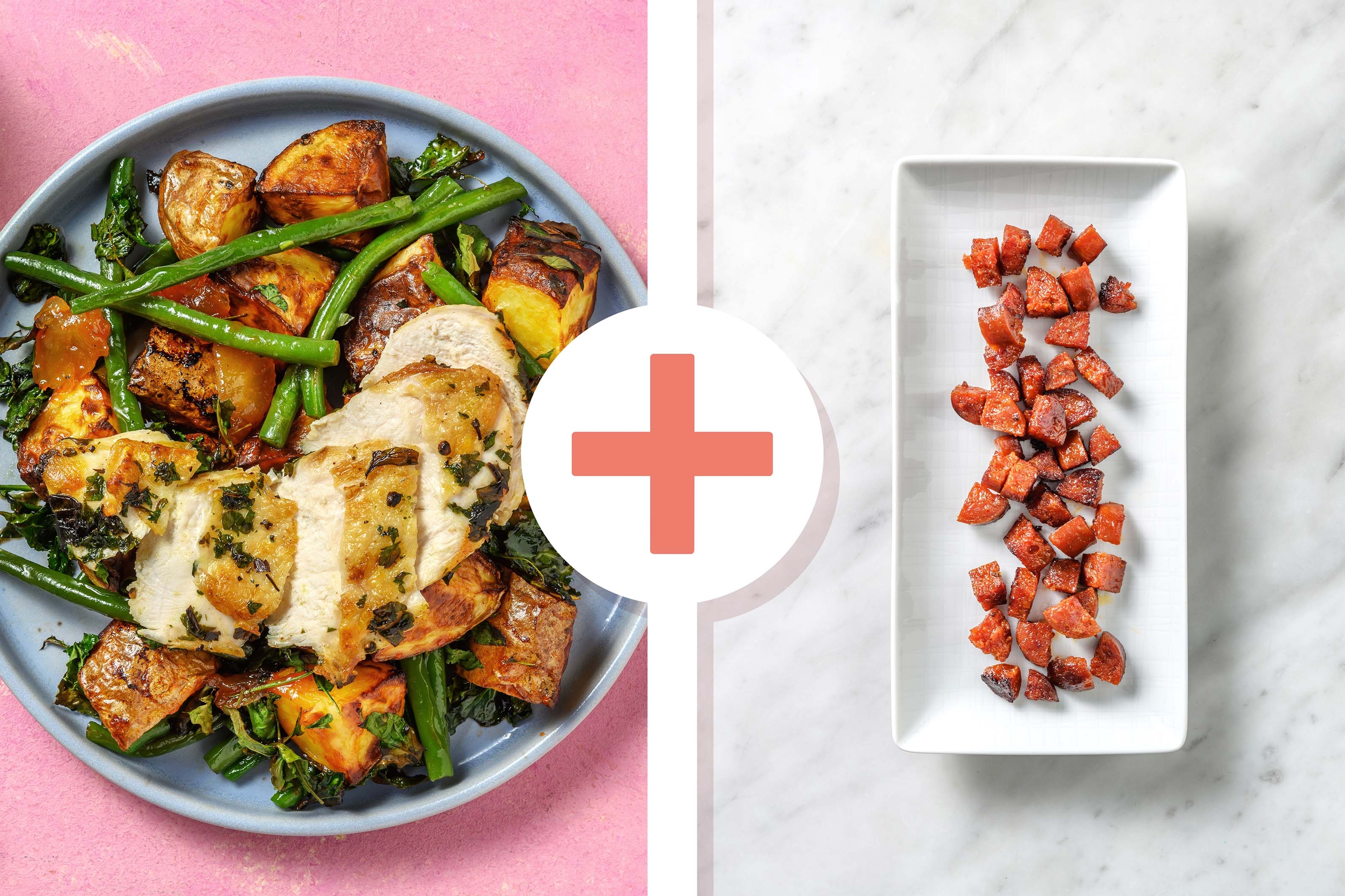 Herby Parsley Chicken with Diced Chorizo