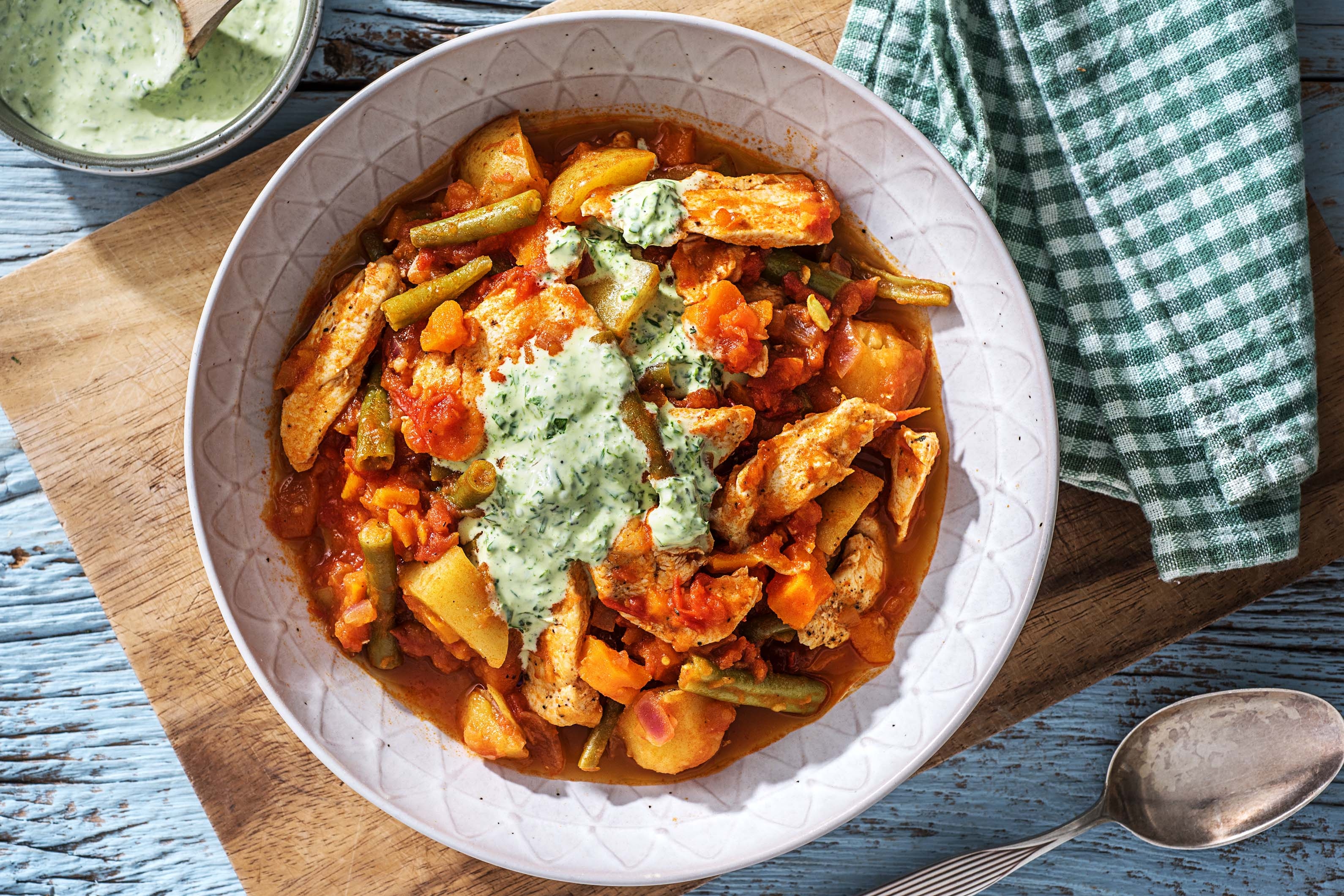 Herzhafter Pouleteintopf