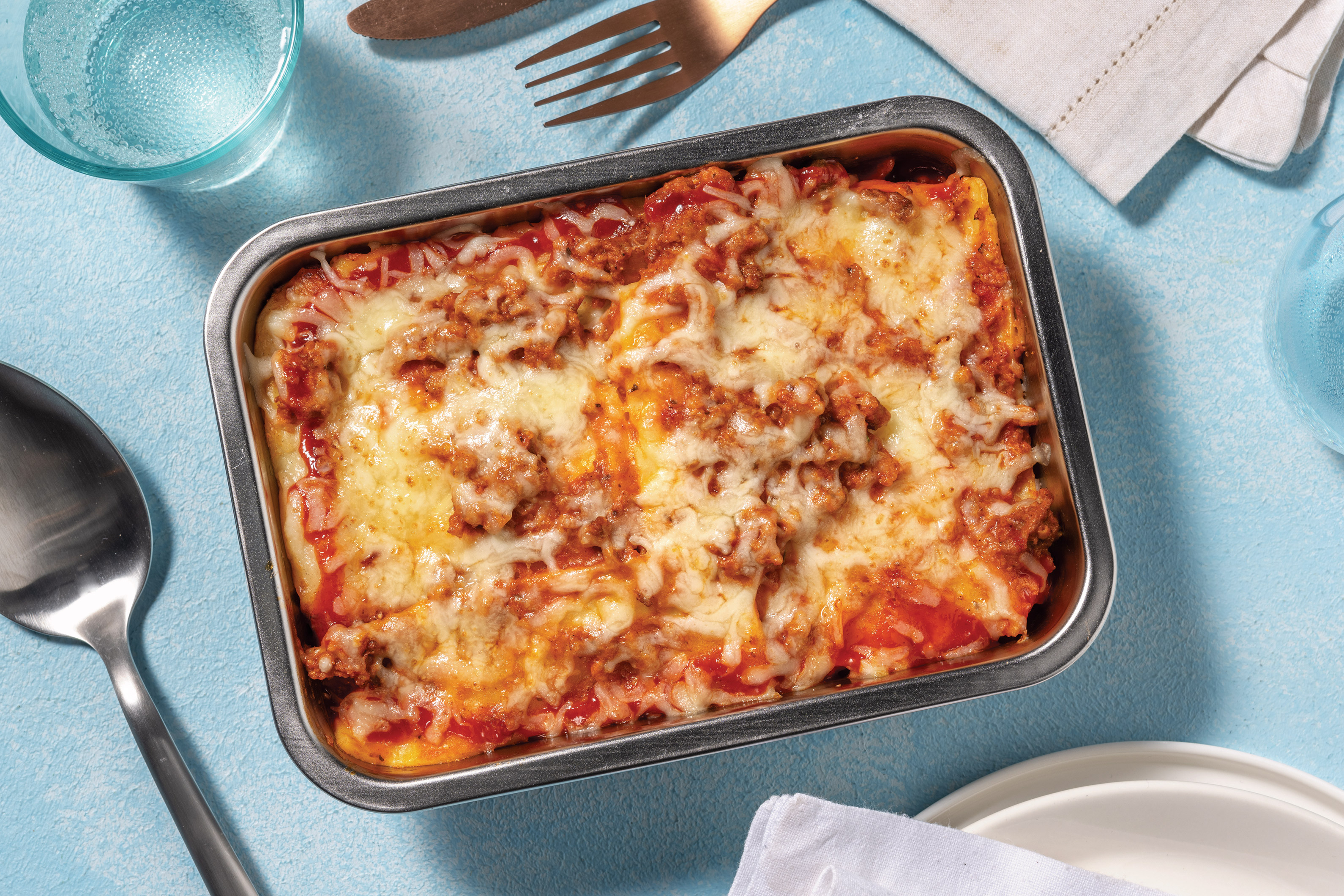 Oven-Ready Cheesy Beef Lasagne