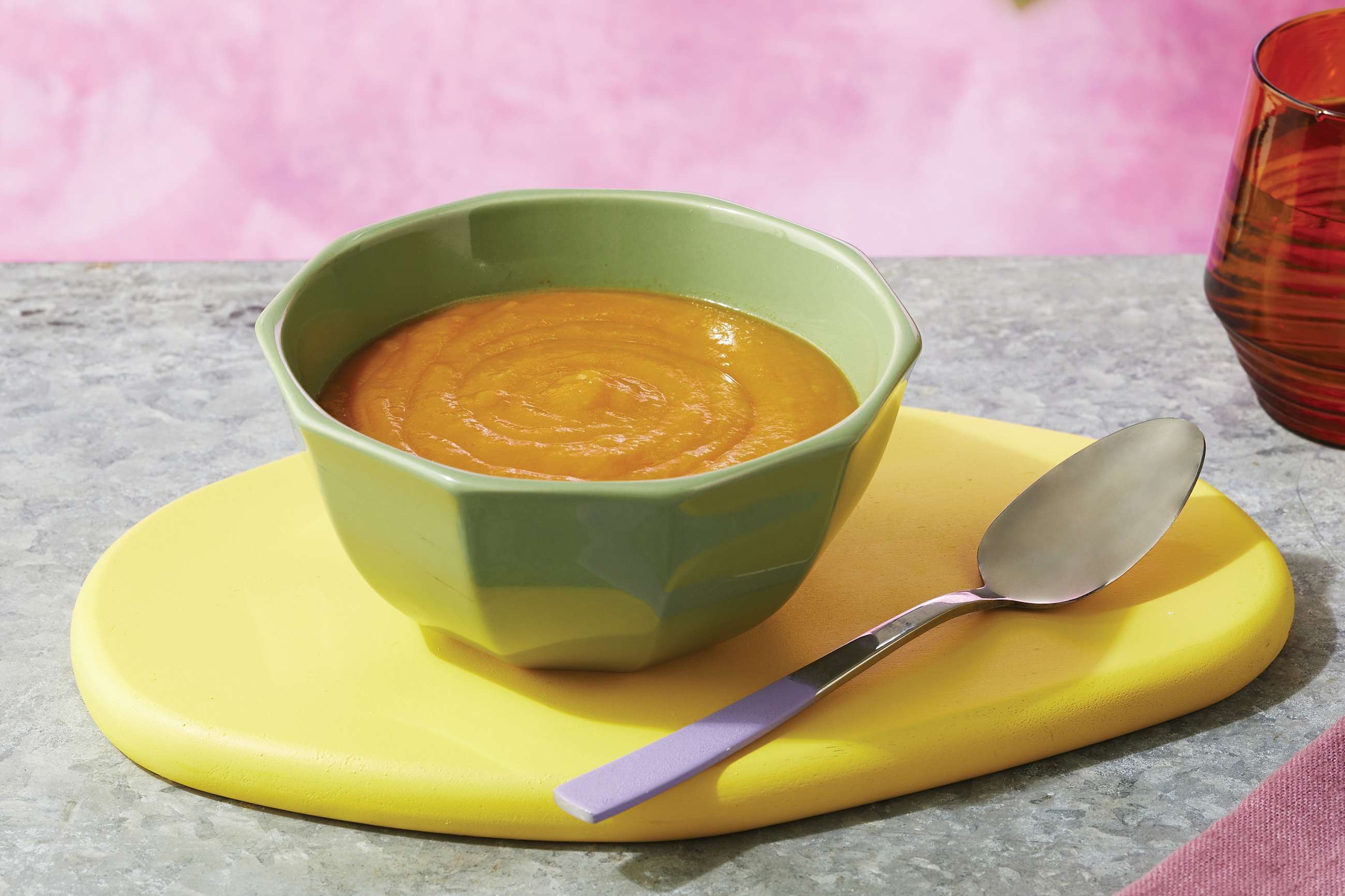 Roast Pumpkin & Sweet Potato Soup