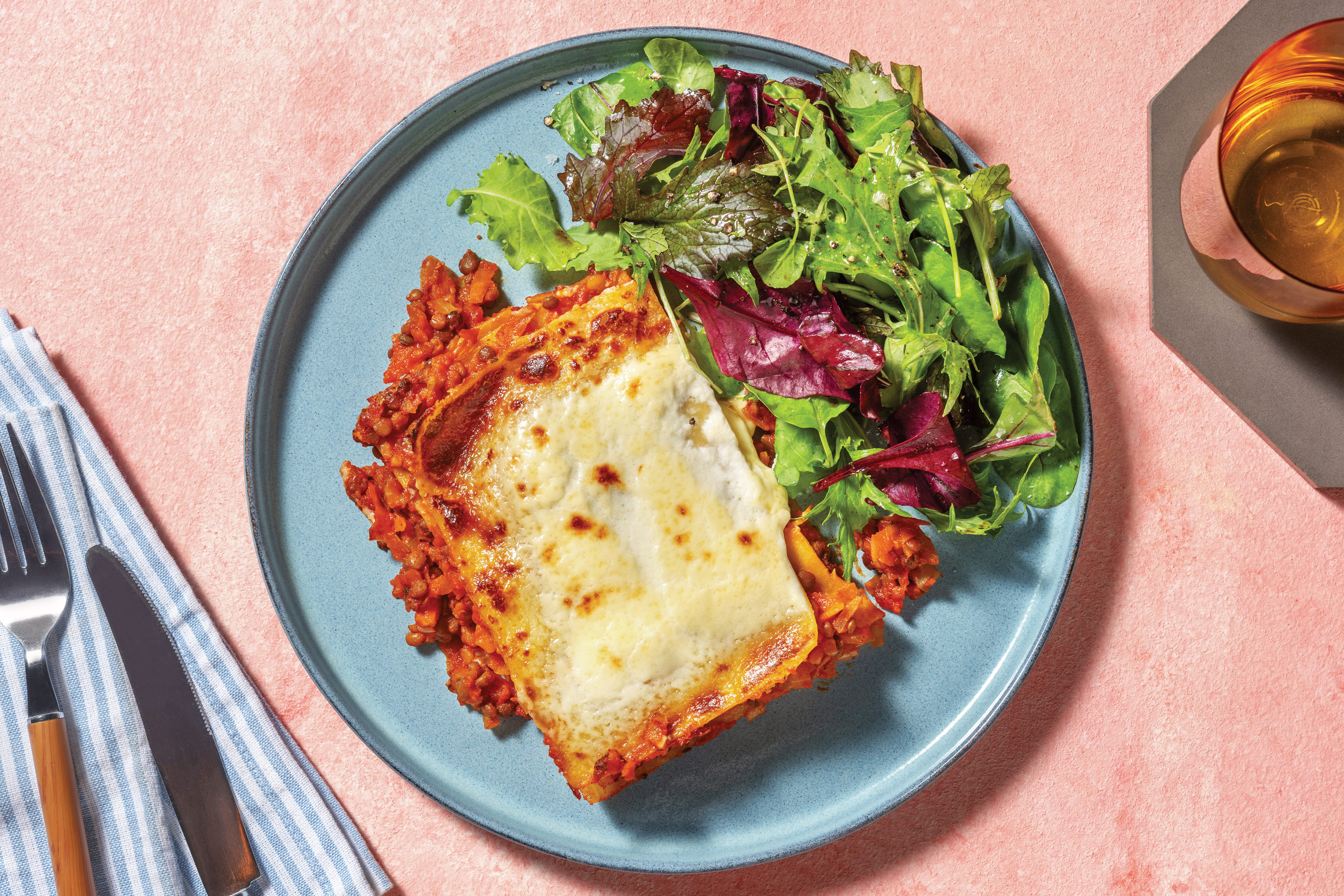 Hidden Veggie & Lentil Lasagne