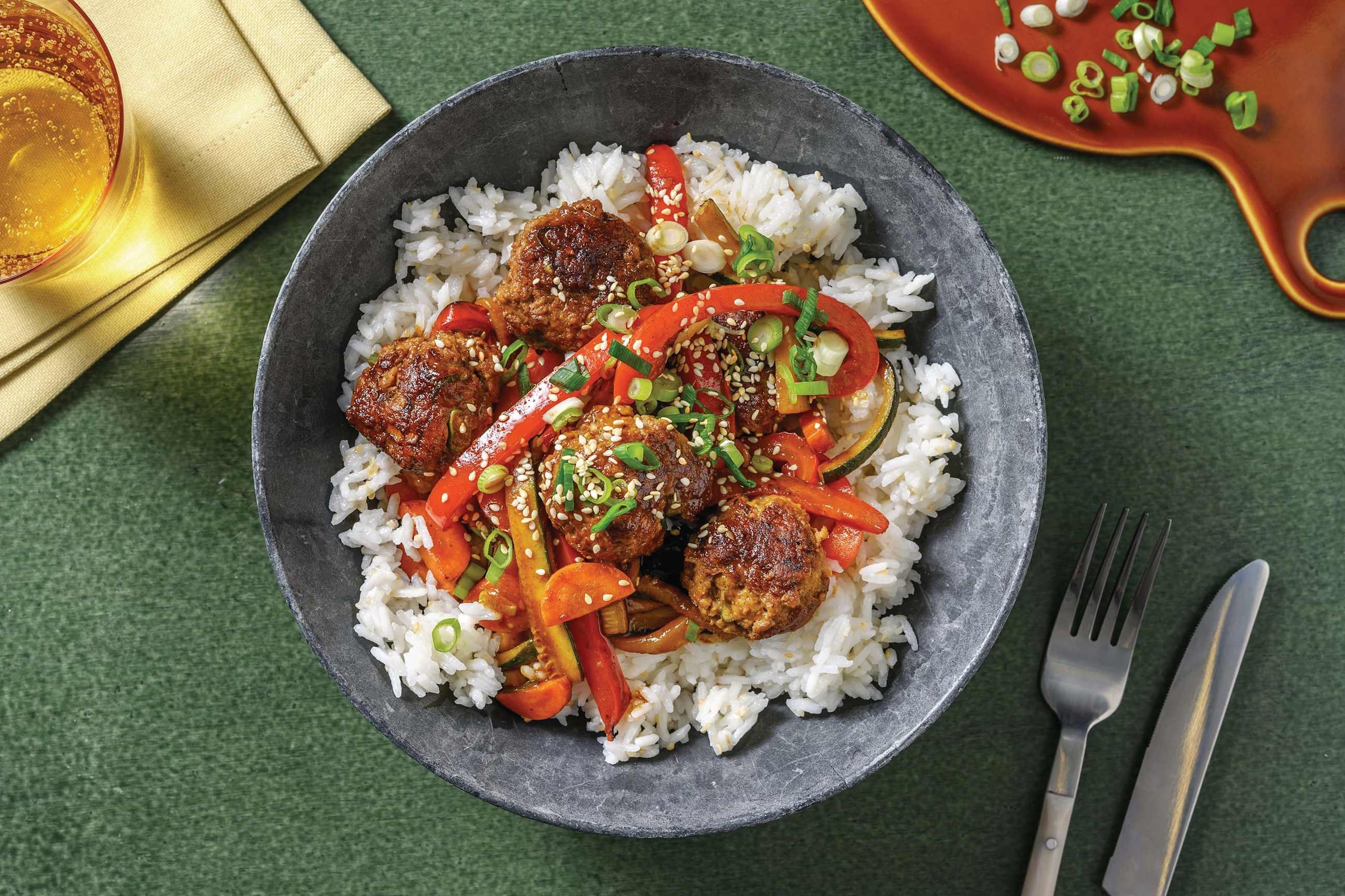Hoisin Beef Meatballs