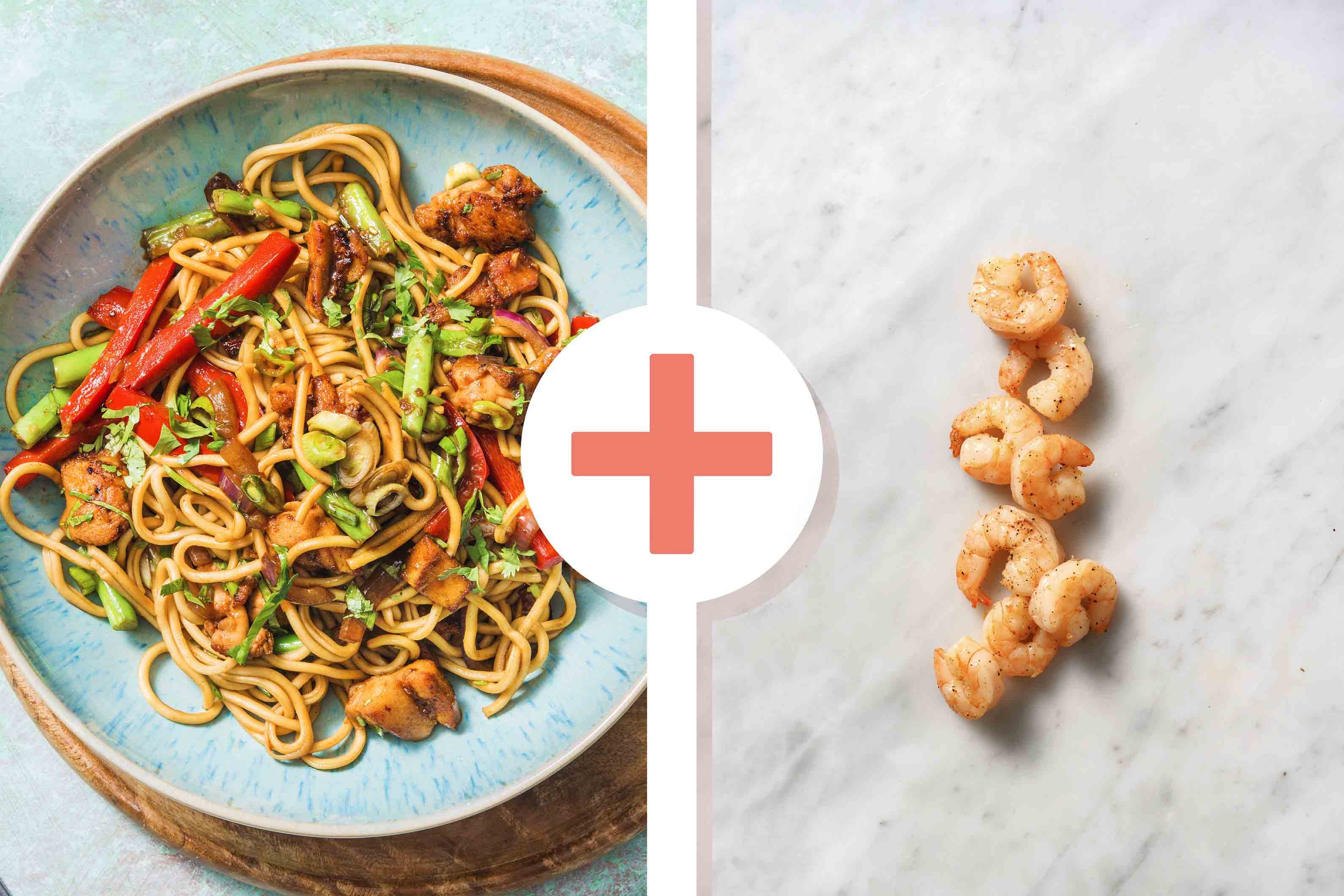 Hoisin Chicken & Prawn Stir-Fry