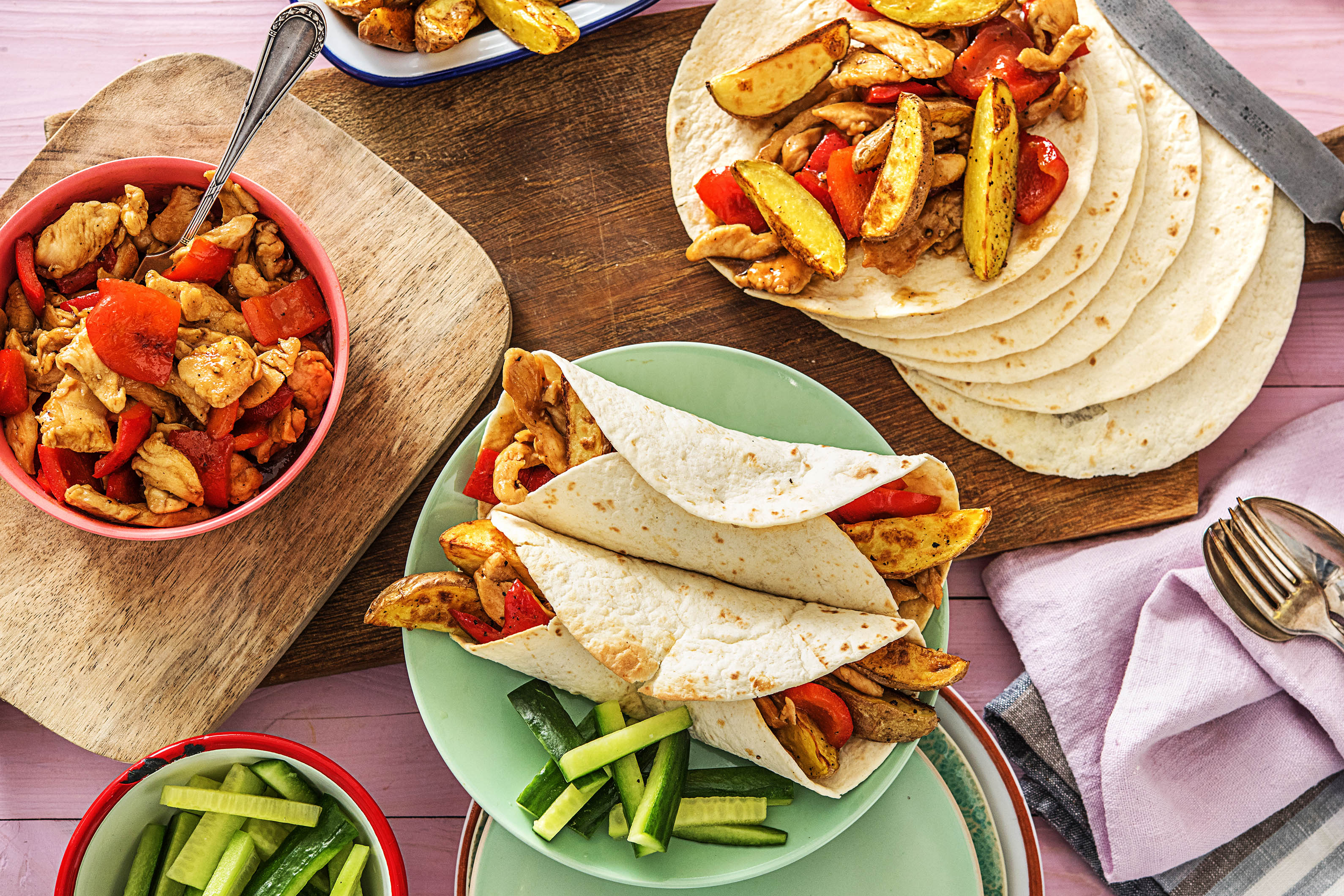 Hoisin Chicken Fajitas