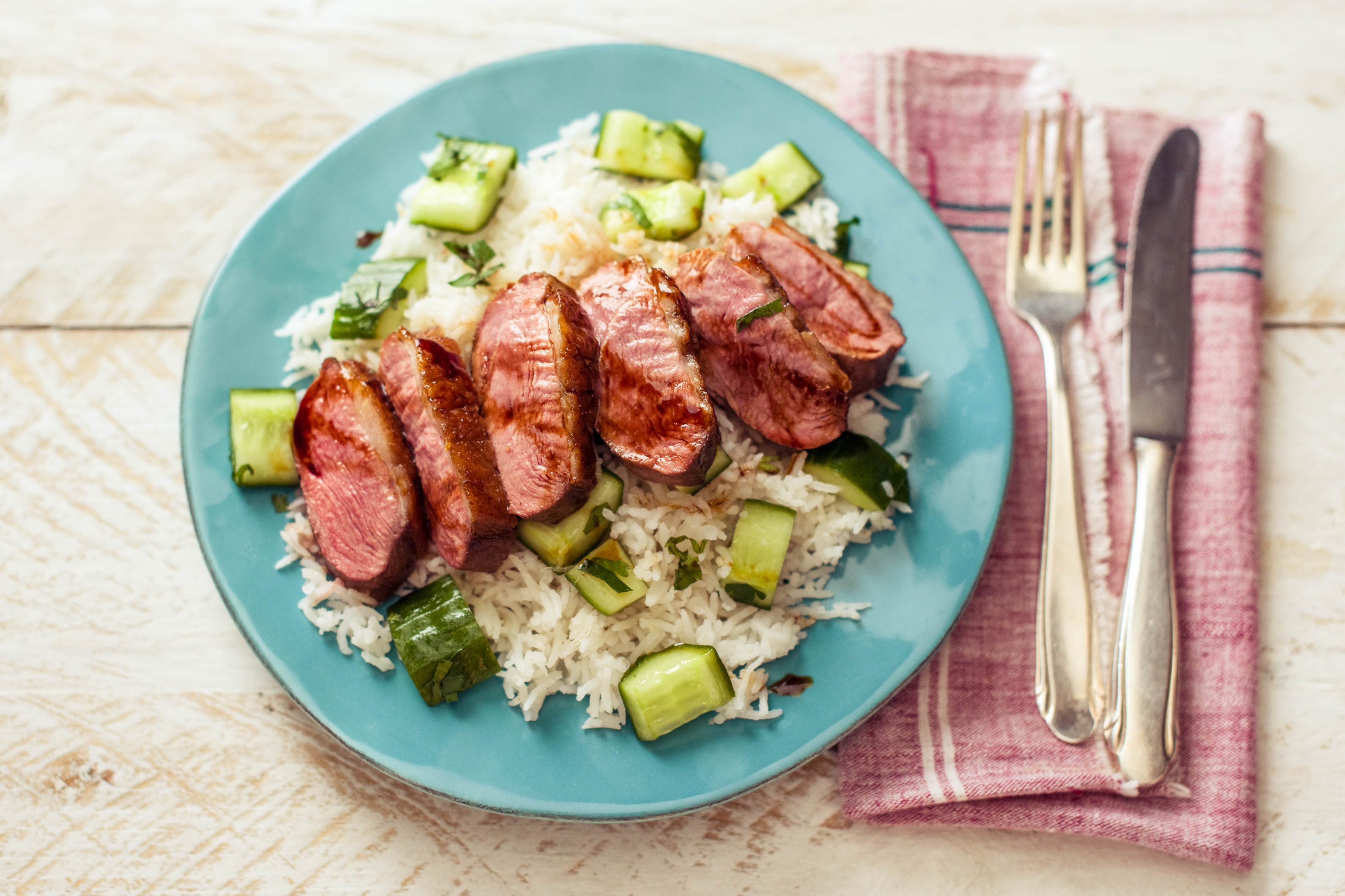 Hoisin Duck with Fragrant Basmati Rice