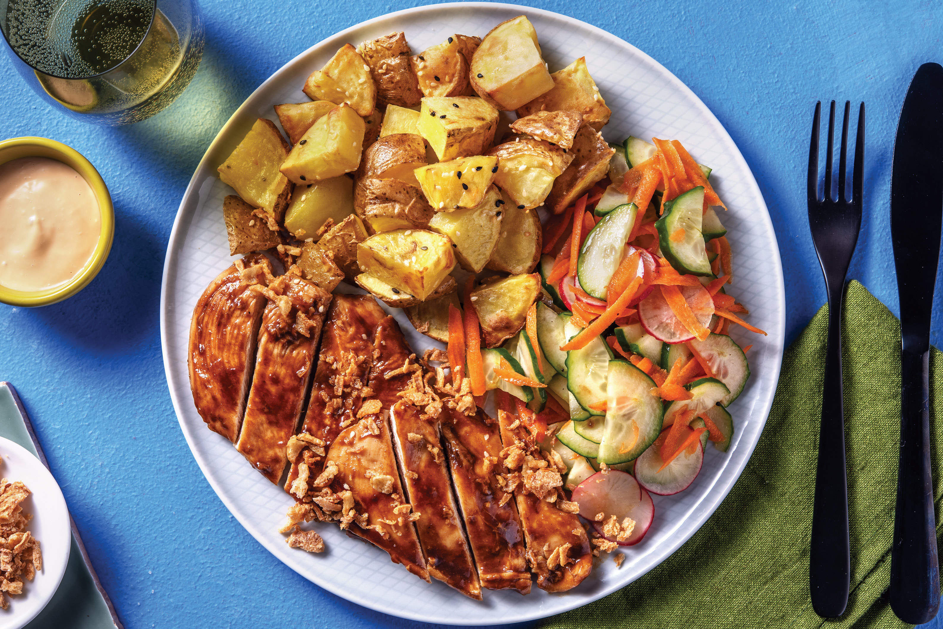 Hoisin-Glazed Chicken & Soy Mayo