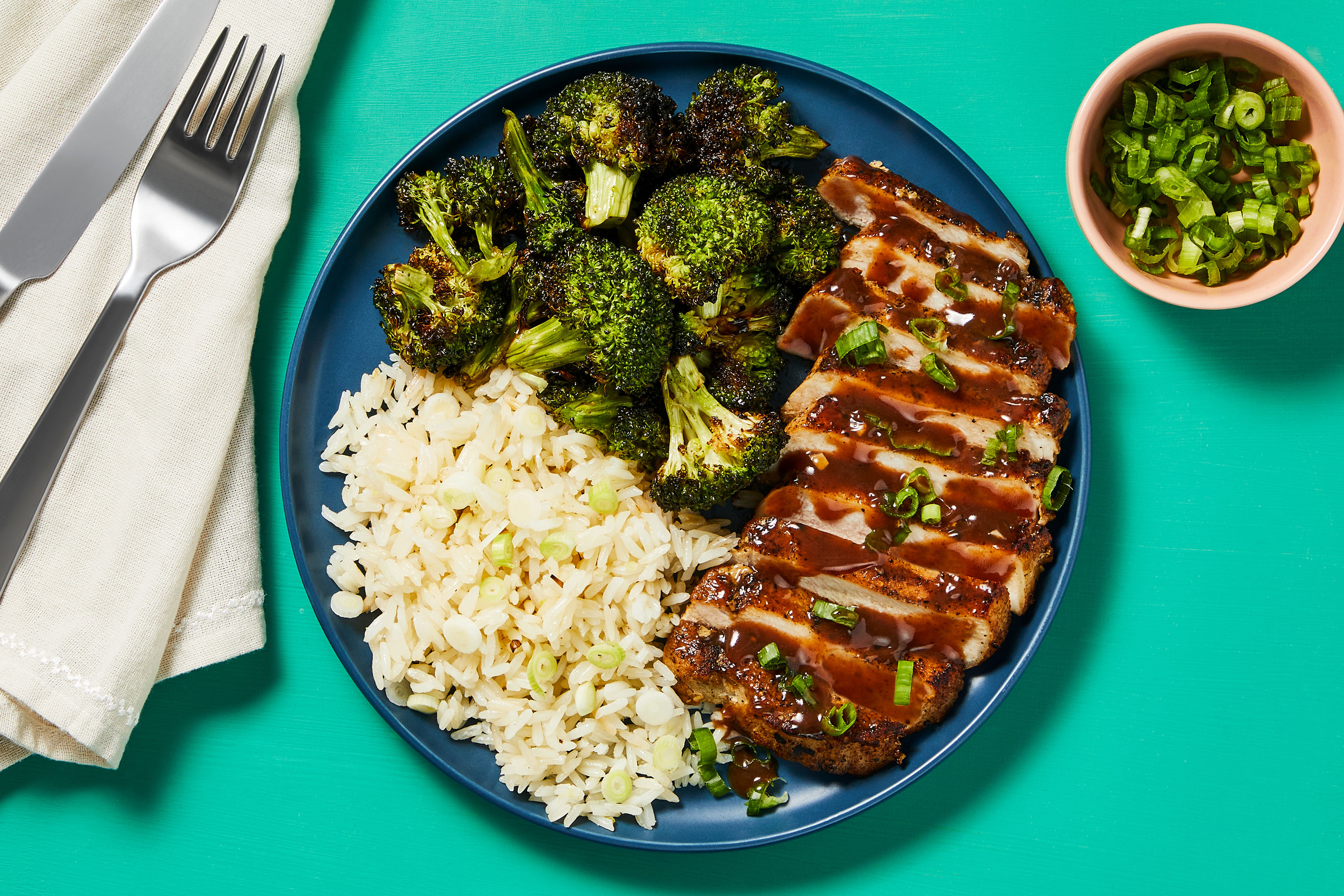 Hoisin Plum Pork Chops