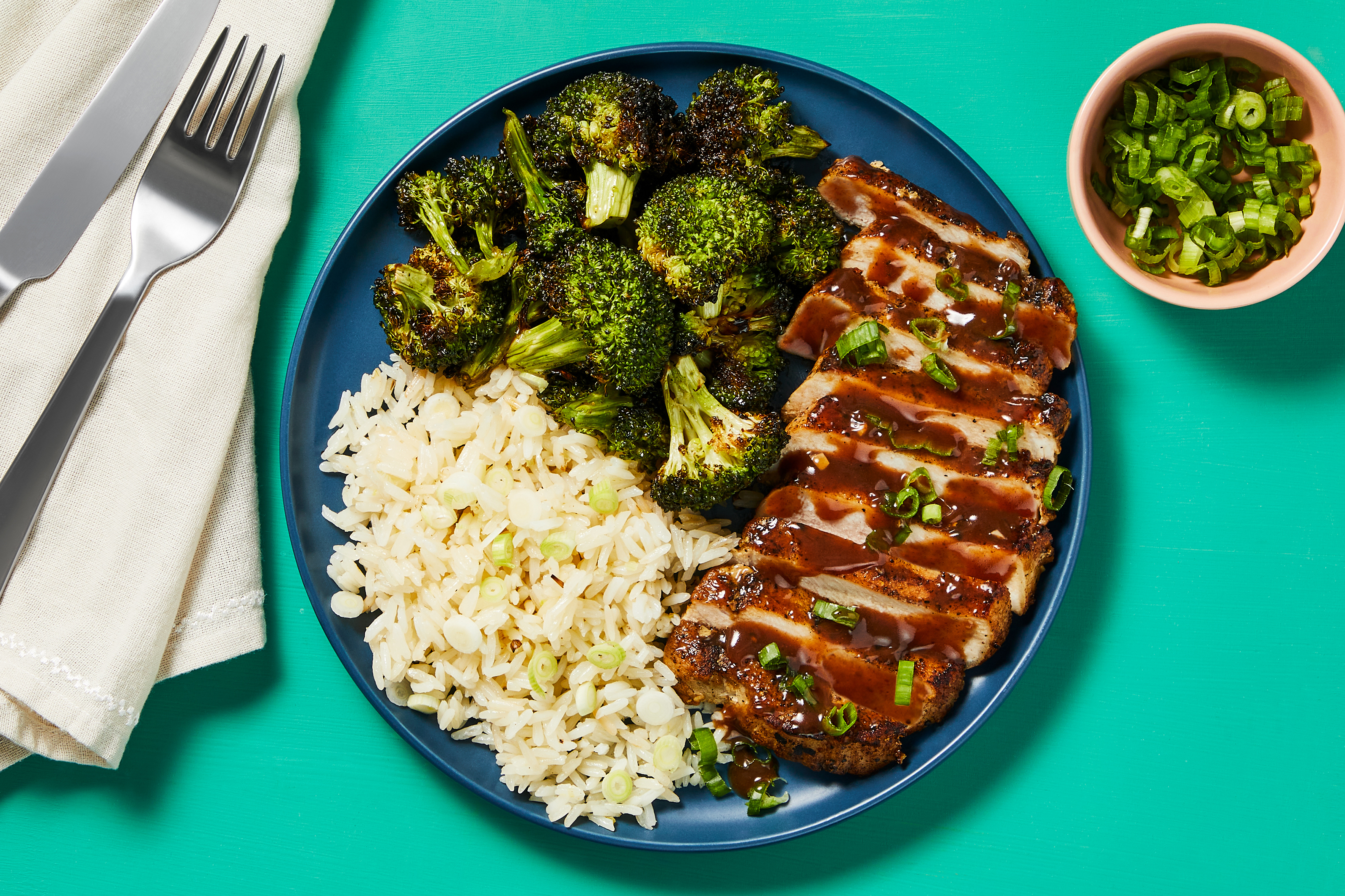 Hoisin Plum Pork Chops