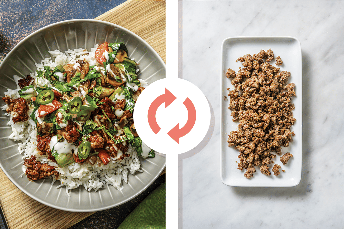 Hoisin Beef & Mushroom Rice Bowl