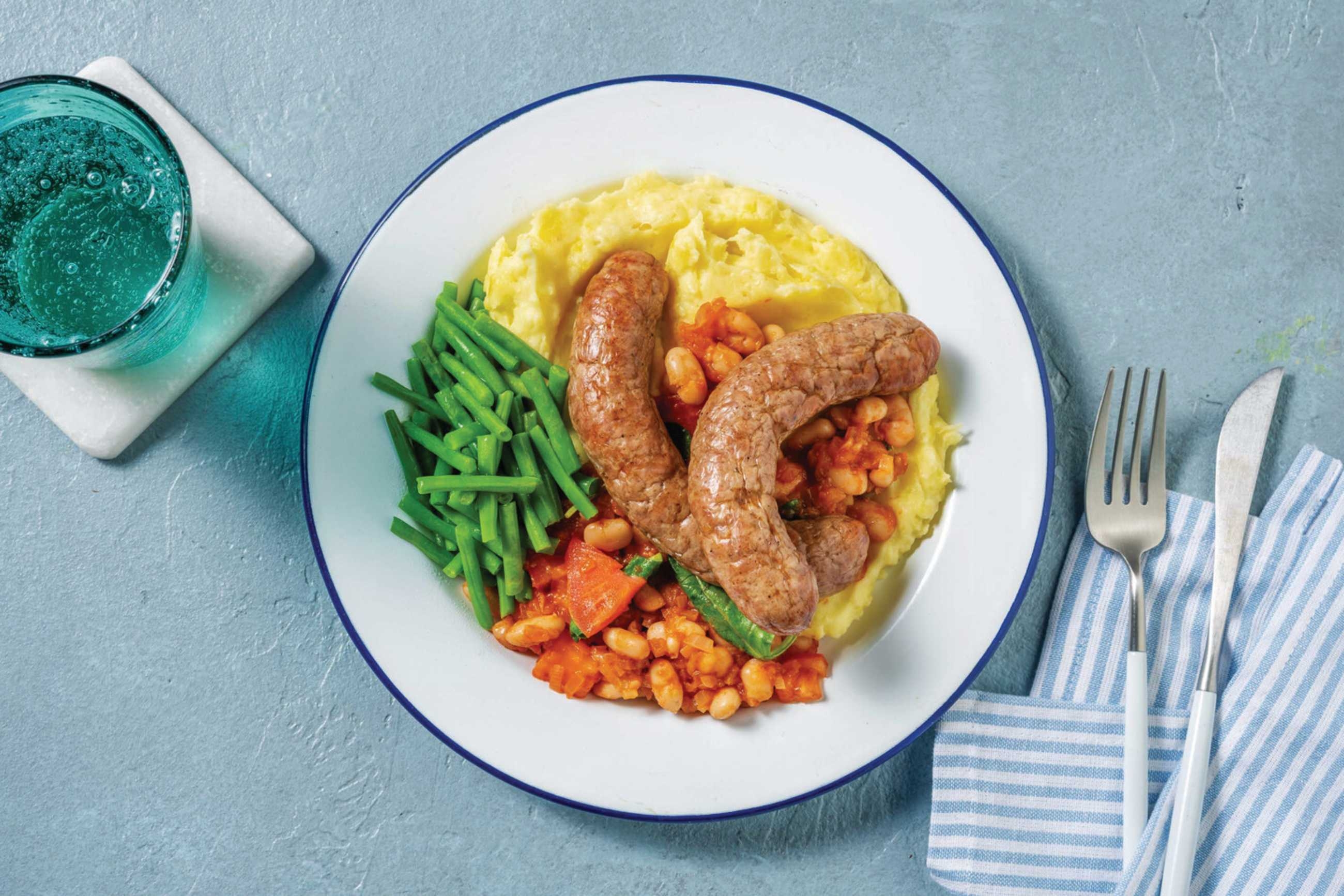 Homestyle Pork Sausage & Bean Casserole