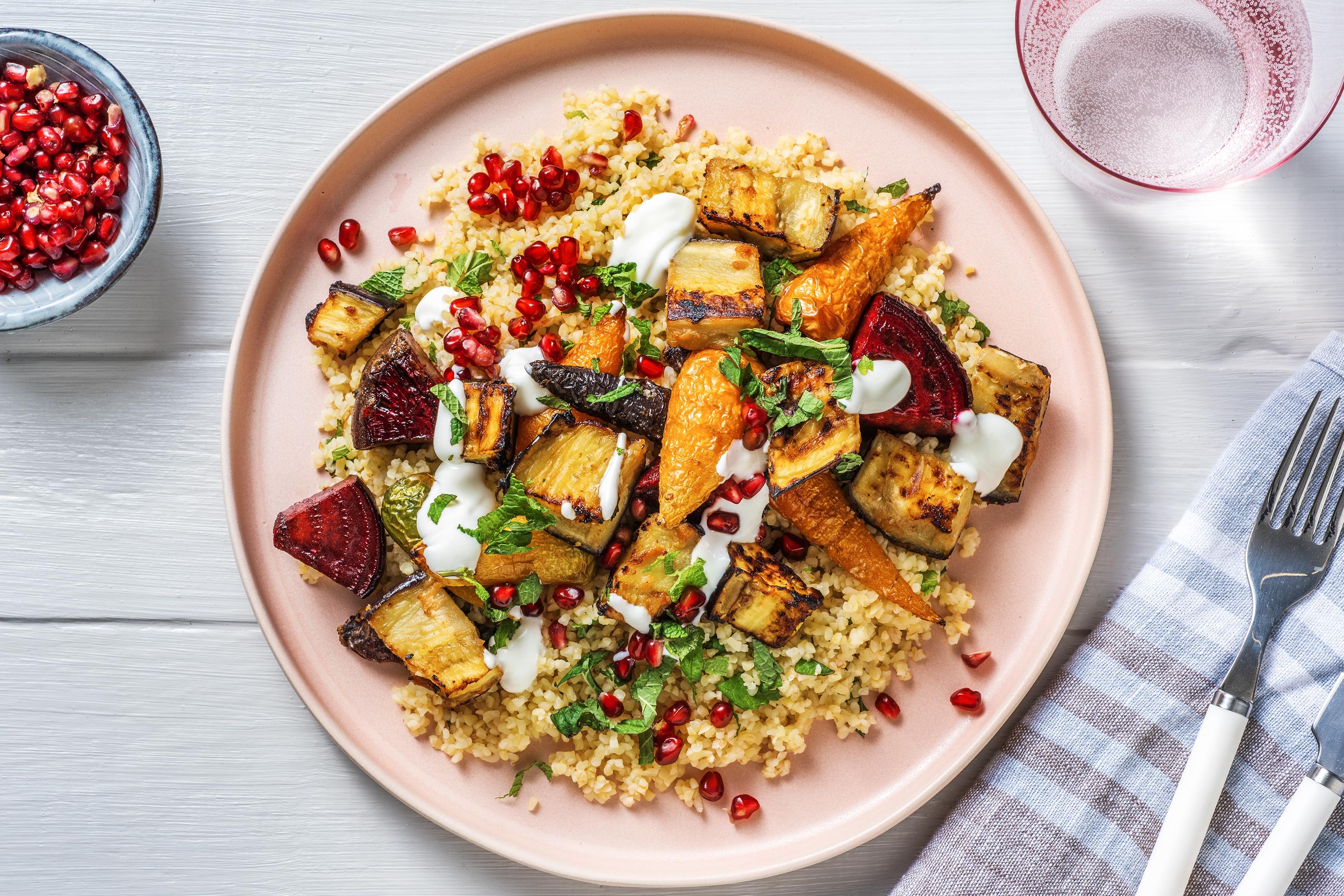 Honey Chantenay Carrots and Miso Aubergine