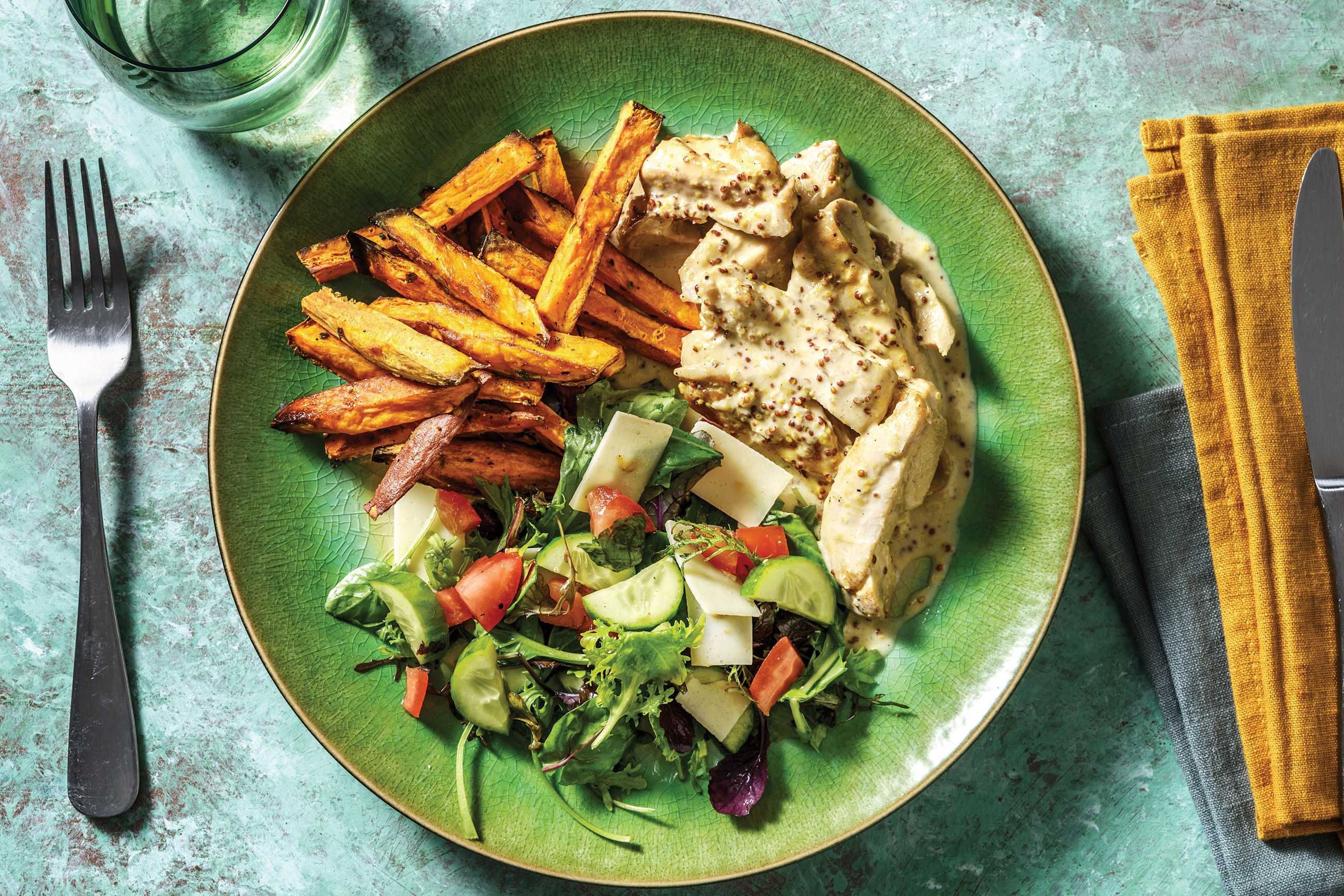 Creamy Honey Mustard Chicken