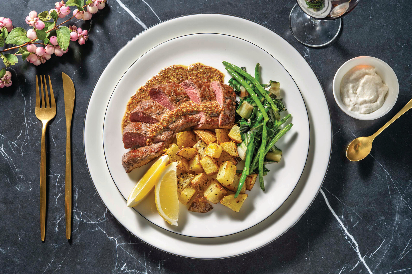 Honey Mustard Glazed Lamb