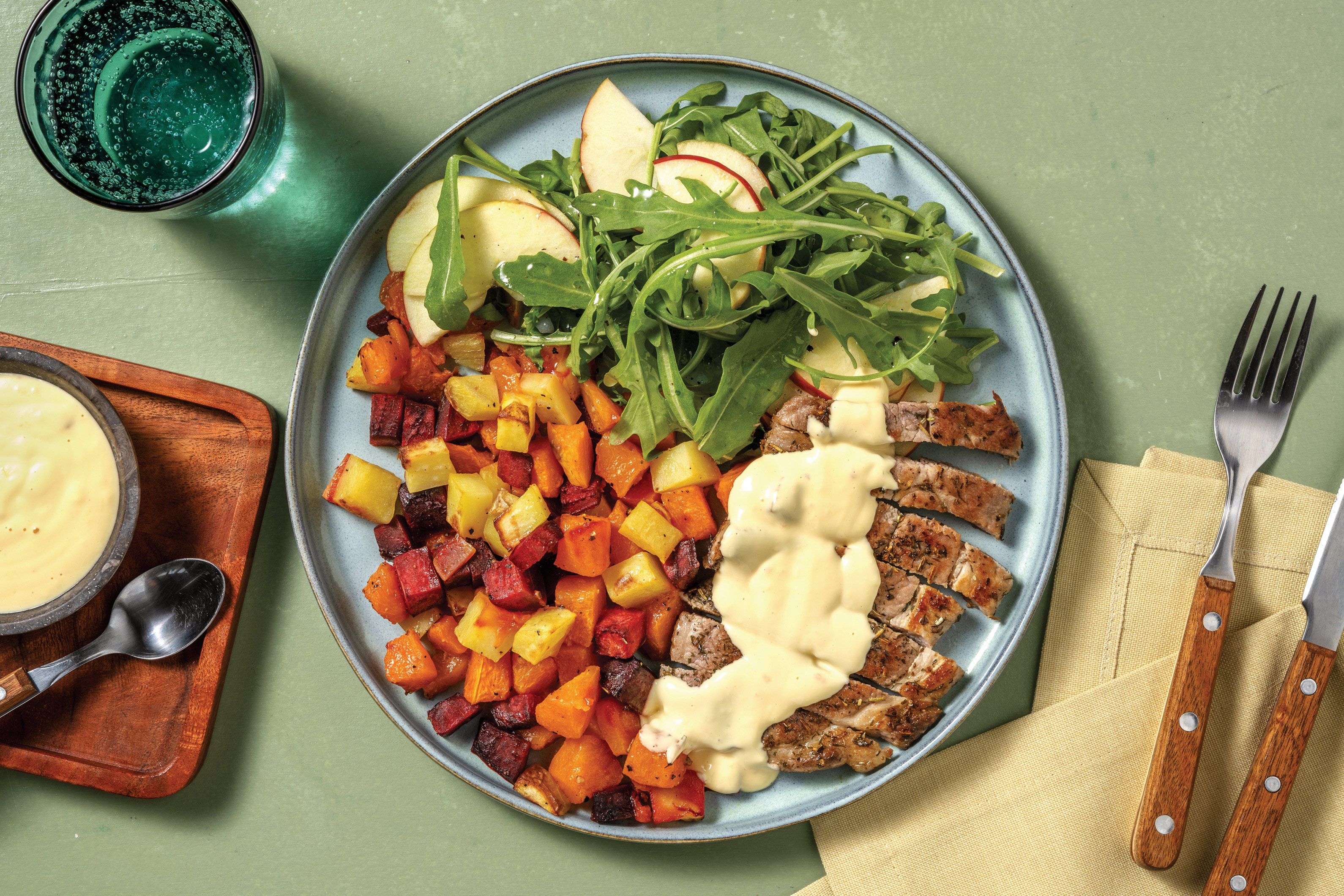 Herbed Pork & Roasted Pumpkin