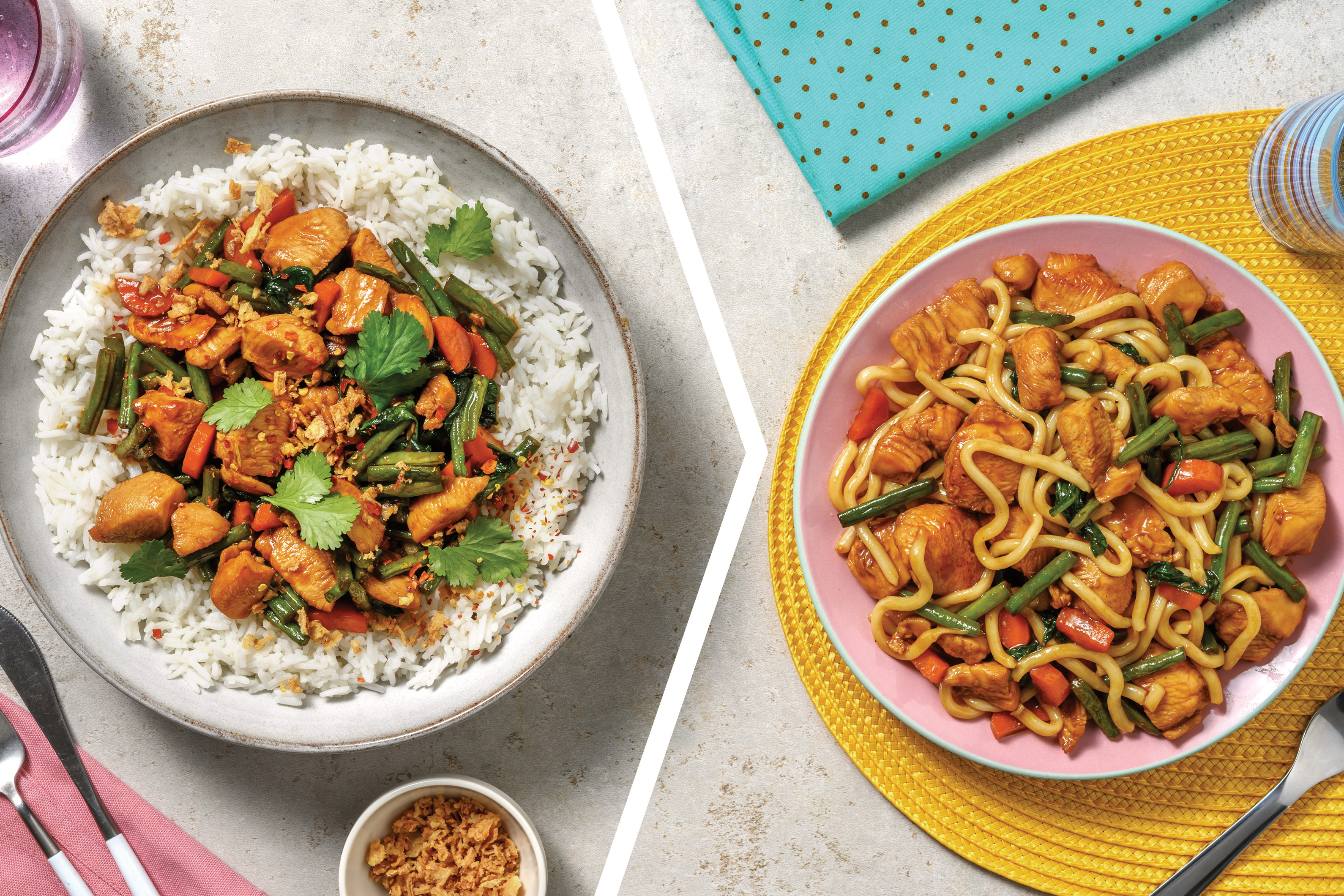 Honey-Soy Chicken Stir-Fry & Crispy Shallots