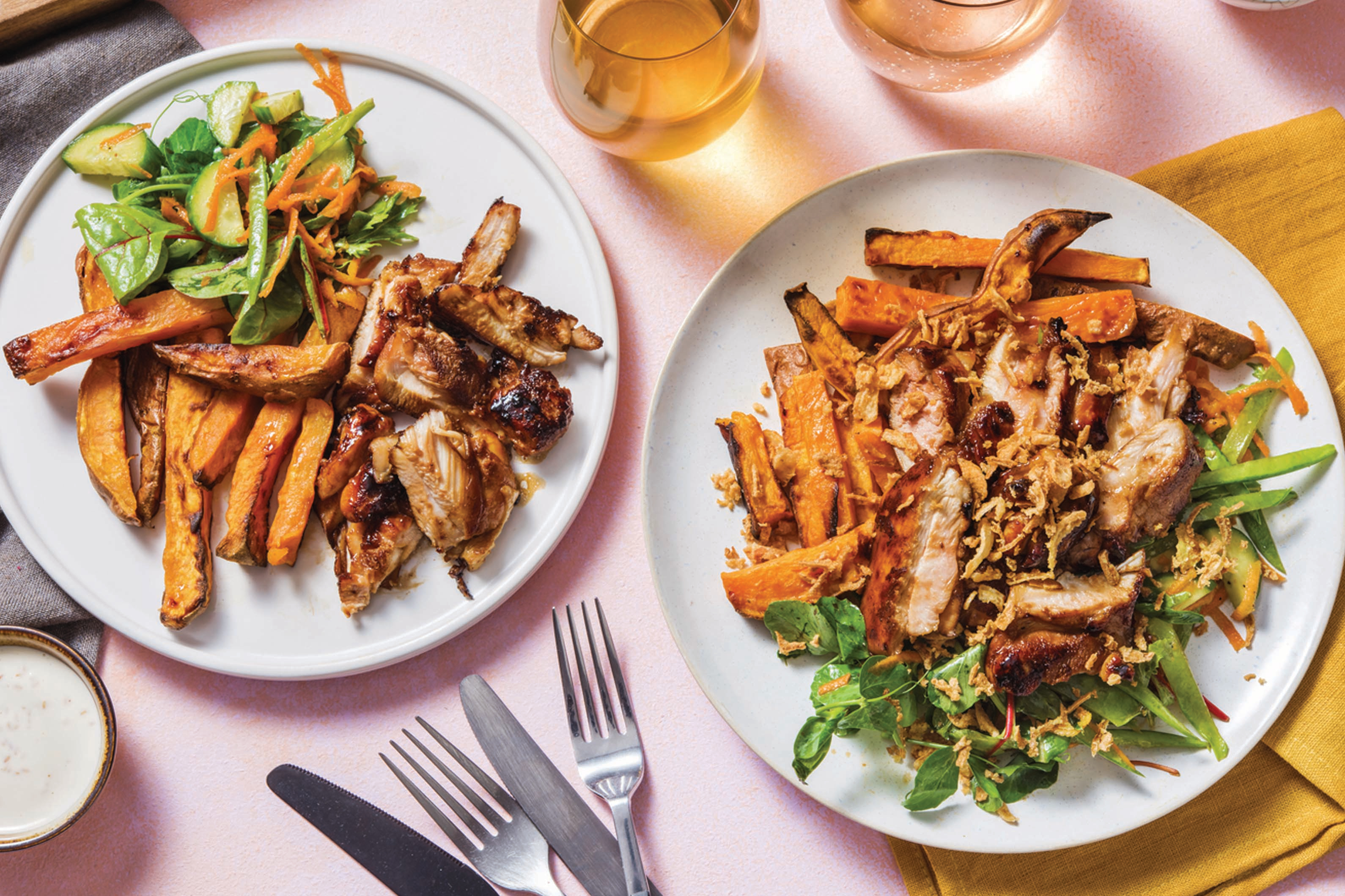 Honey-Soy Chicken & Toasted Sesame Sauce