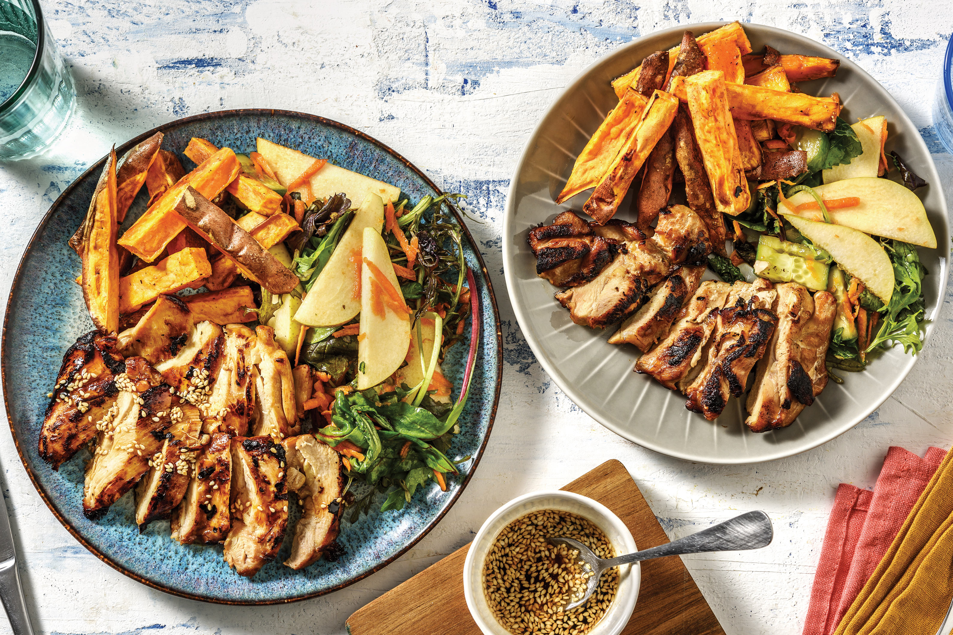 Honey-Soy Chicken & Toasted Sesame Sauce