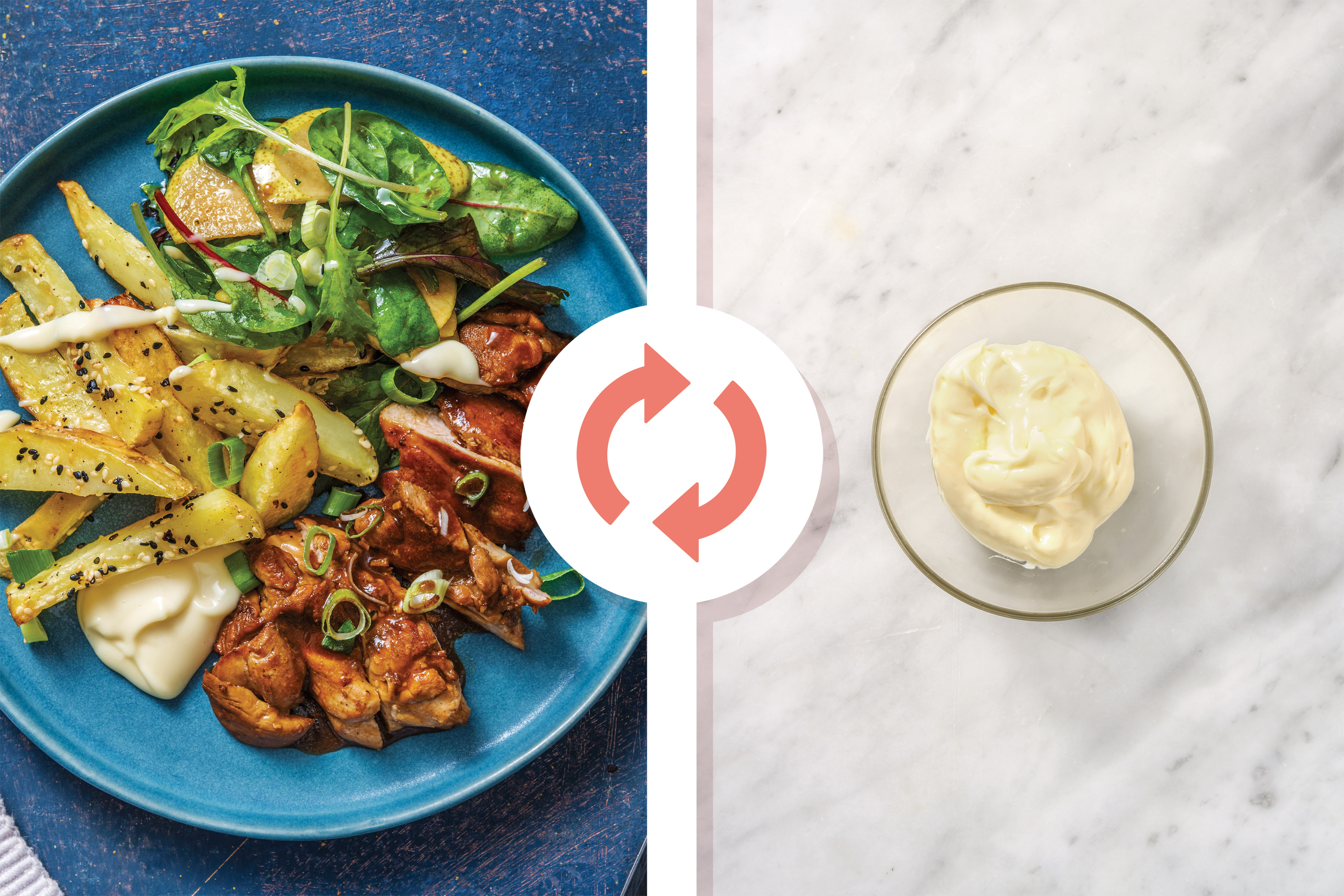 Honey-Soy Glazed Chicken & Plant-Based Aioli