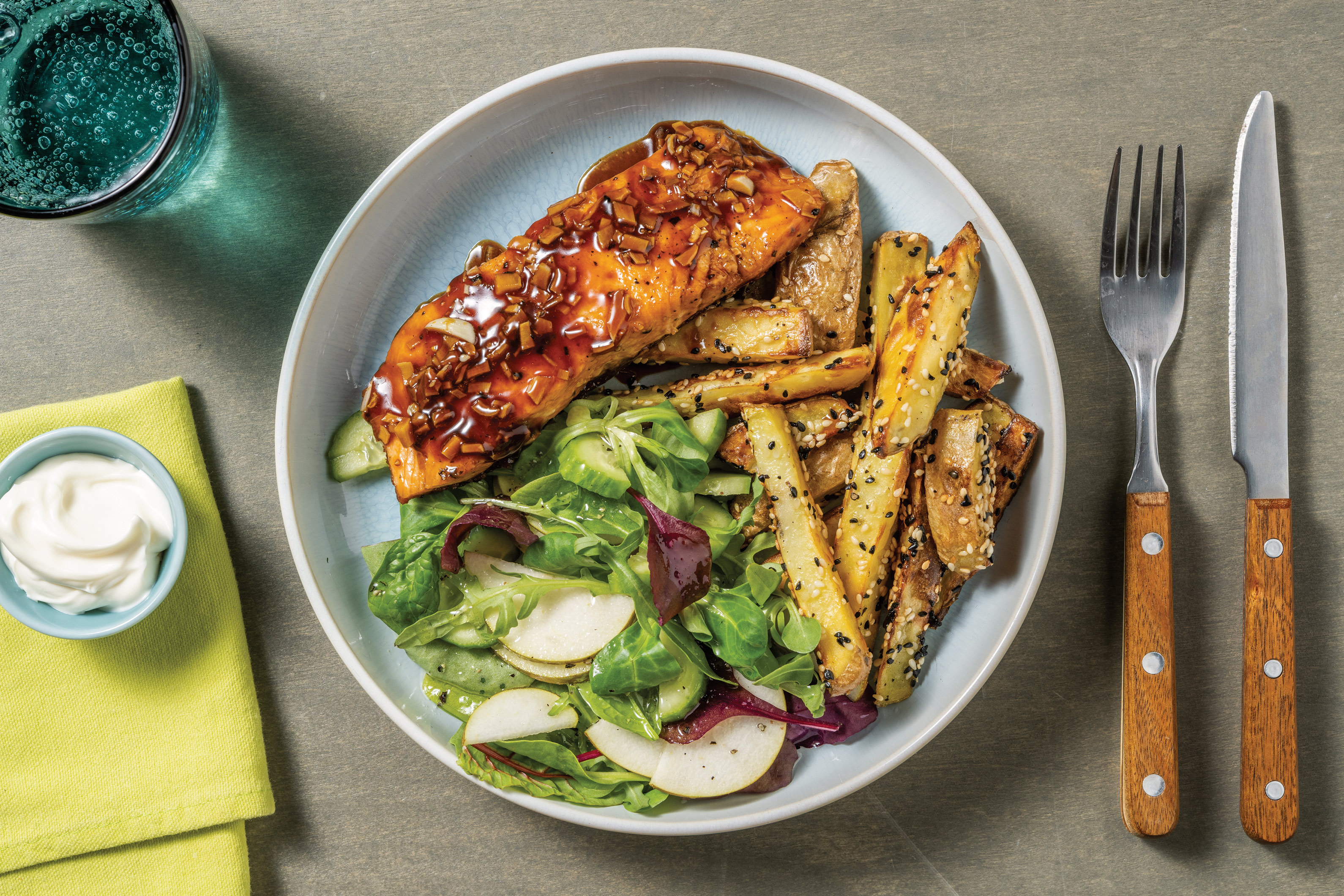 Honey-Soy Glazed Salmon