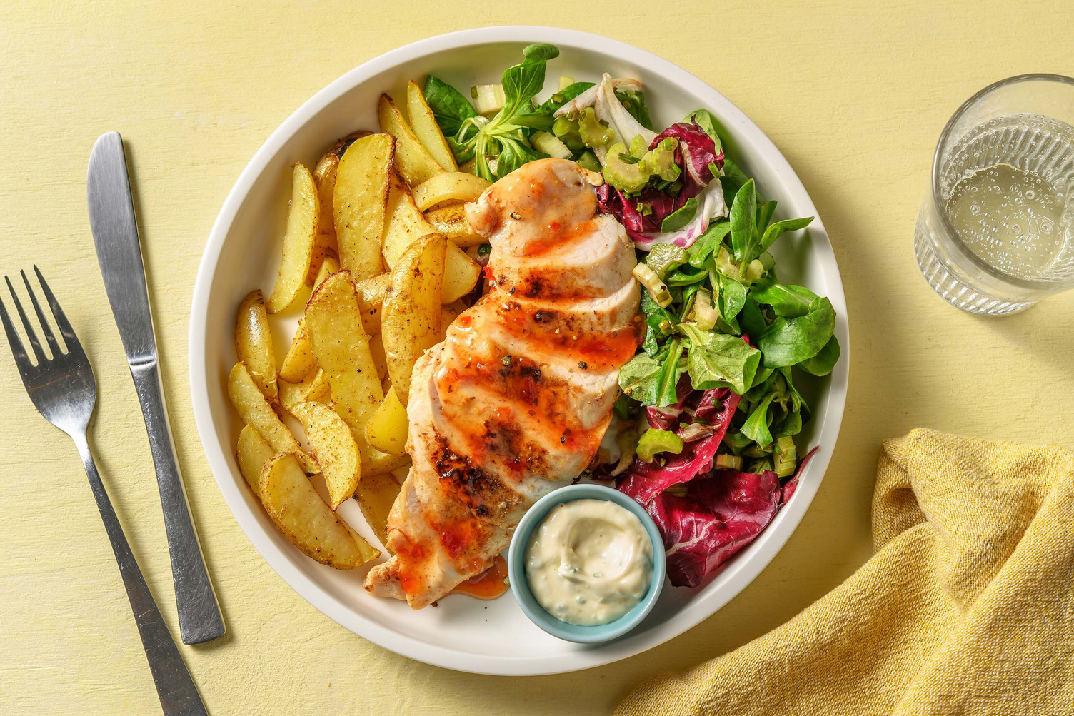 Poulet épicé au miel