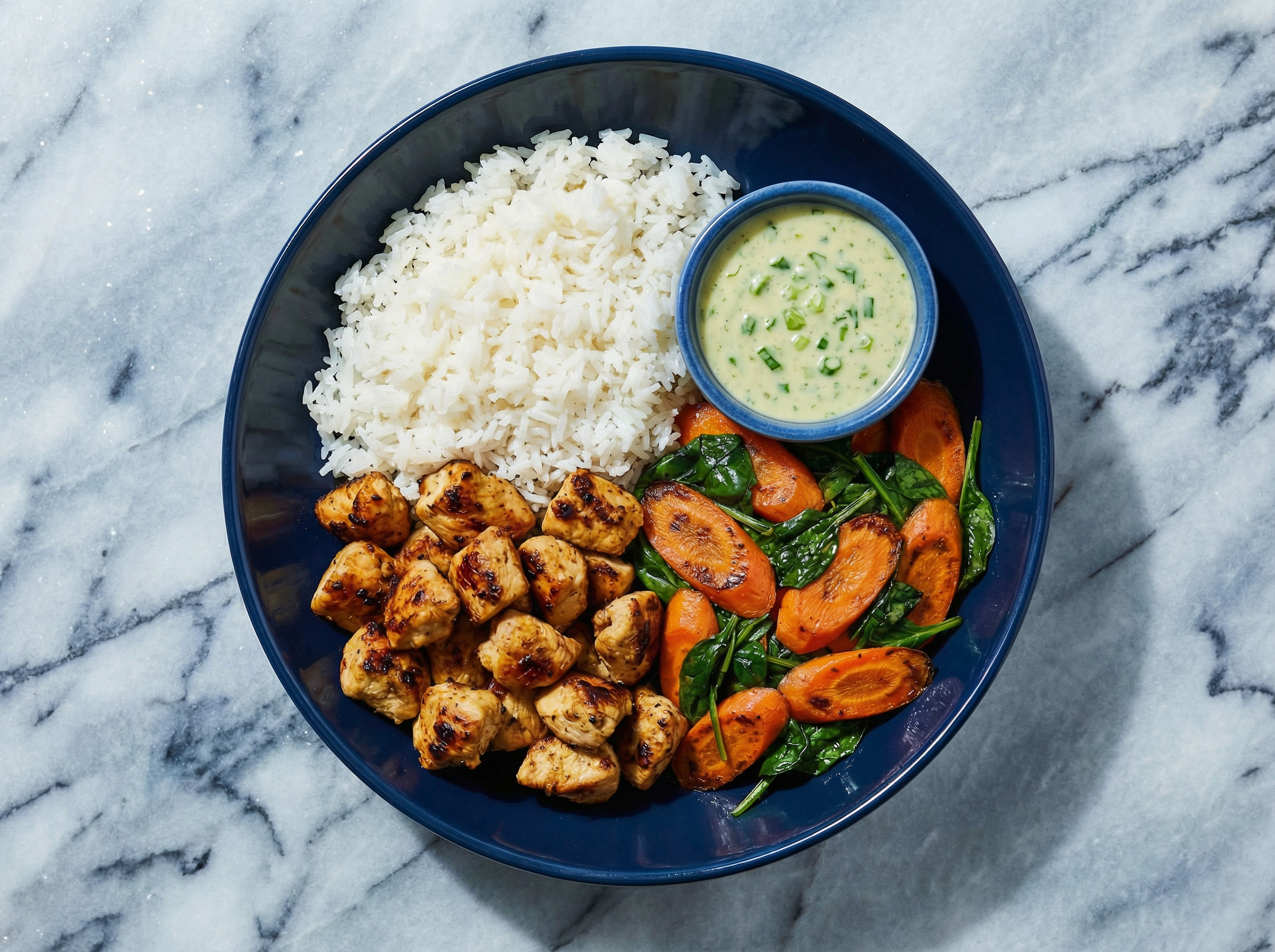Garlic-Ginger Chicken & Rice Bowls