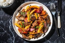 Lomo saltado peruviano