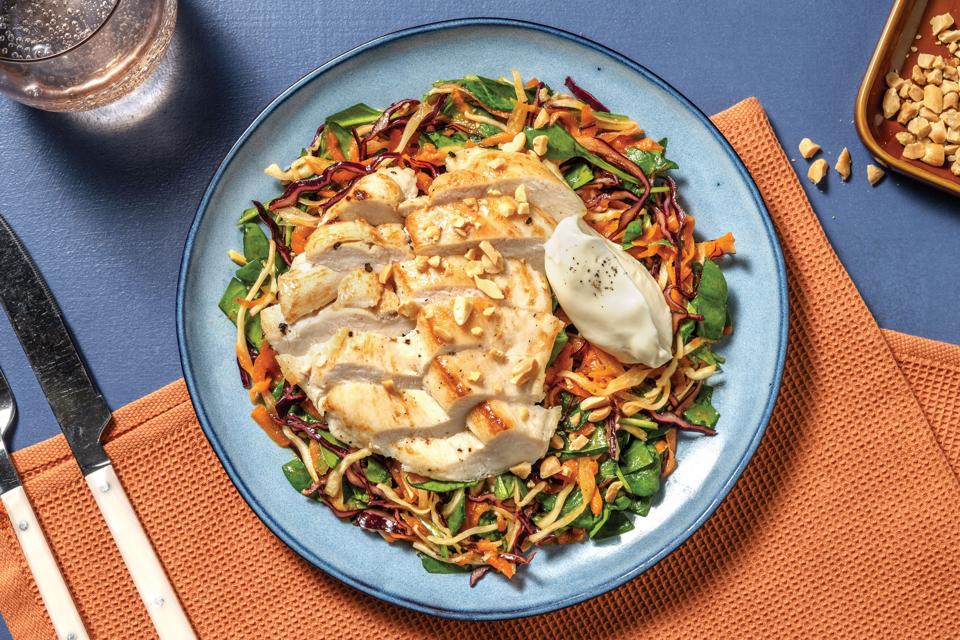 Indian Honey Chicken & Zingy Slaw