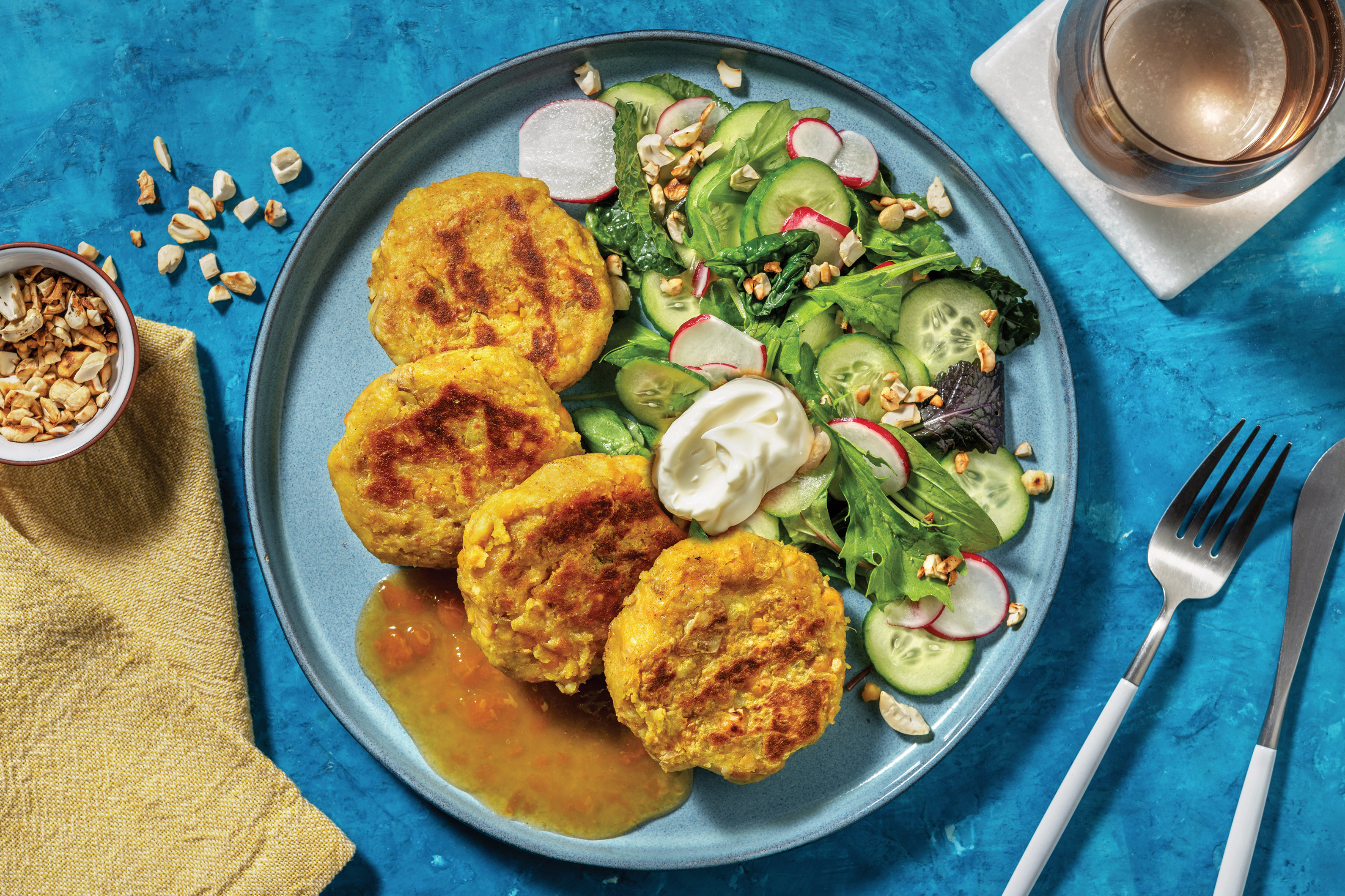 Indian Potato & Chickpea Patties